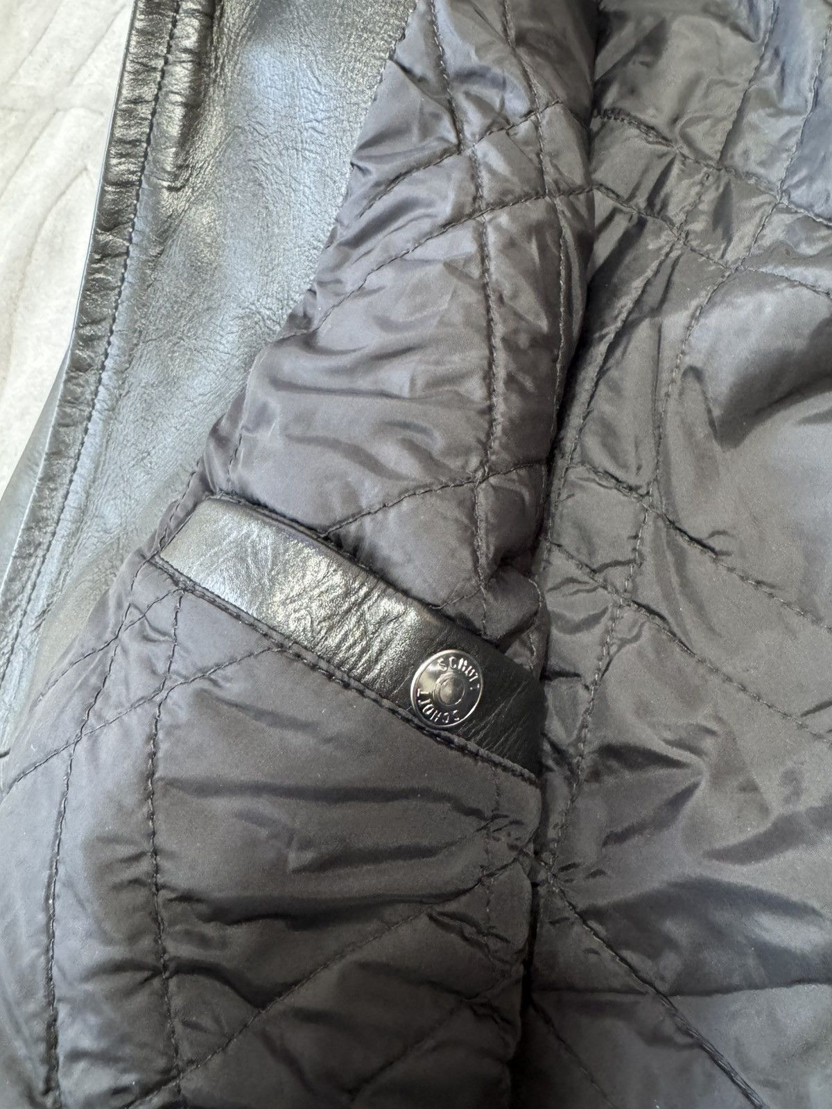 Schott Schott N.Y.C usa LC5100RIB Leather Jacket Bomber size M Size US M / EU 48-50 / 2 - 13 Thumbnail