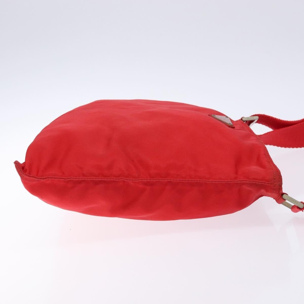 Prada PRADA Shoulder Bag Nylon Red Silver Size ONE SIZE - 4 Thumbnail