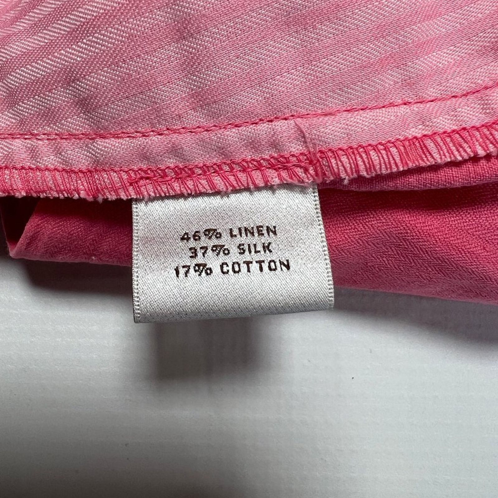 Peter Millar Peter Millar Linen Silk Chino Shorts Coral Pink Size 32 Size US 32 / EU 48 - 4 Thumbnail