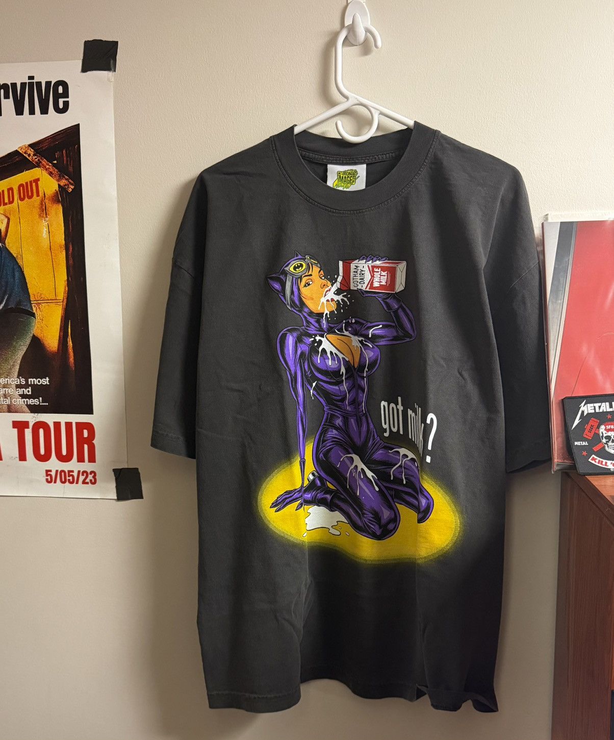 Vintage Chronic Images Meow Tee Size US XL / EU 56 / 4 - 1 Thumbnail