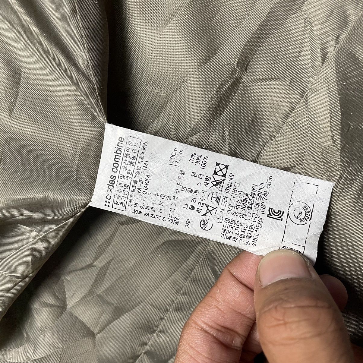 Codes Combine × If Six Was Nine × Le Grande Bleu (L.G.B.) 🇯🇵 VINTAGE COMDES COMBINE FOR MEN BUTTON UP FIELD JACKET Size US M / EU 48-50 / 2 - 19 Thumbnail
