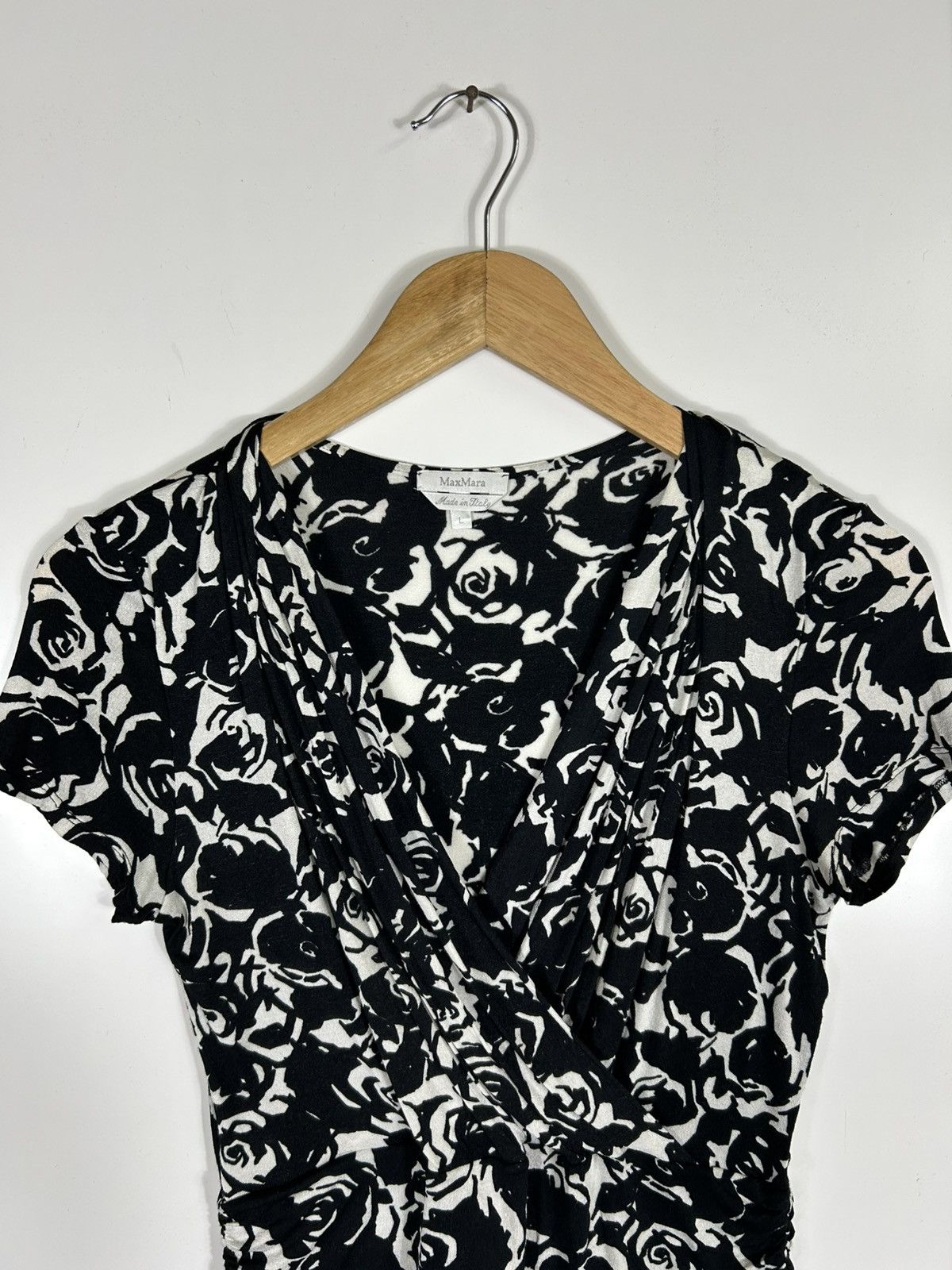 Max Mara 🔥Max Mara Rose Dress Shirt Top Blouses Size L / US 10 / IT 46 - 4 Thumbnail