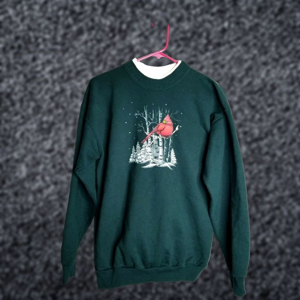 Vintage VINTAGE Morning Sun Graphic Print Crewneck Sweatshirt Women's Medium Green Fall Size M / US 6-8 / IT 42-44 - 1 Thumbnail