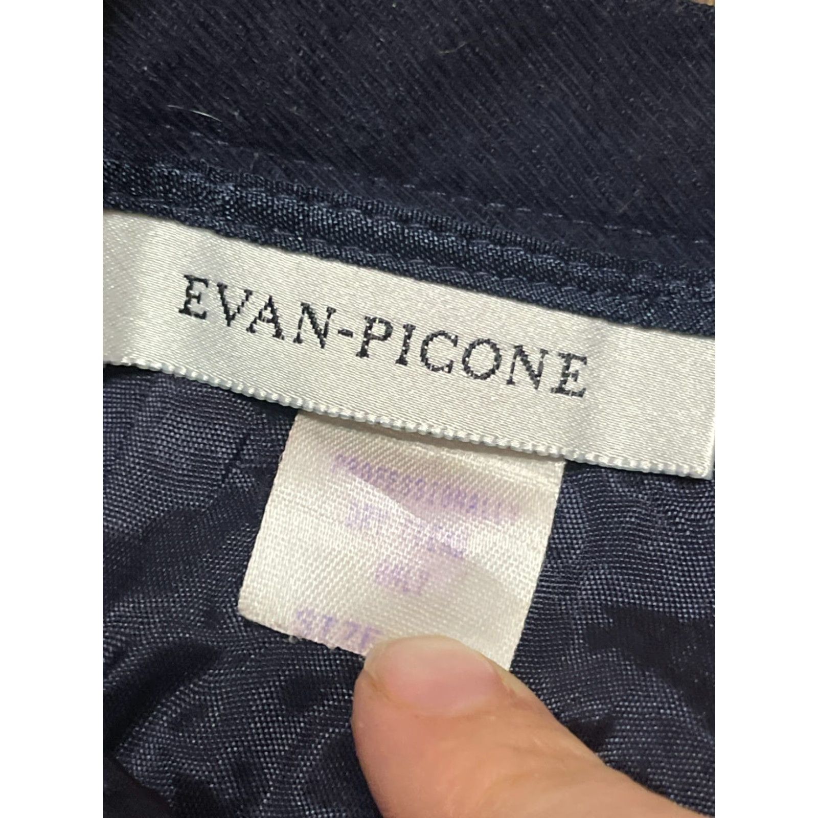 Evan Picone EVANE PICONE Skirt Women's Size 29 Blue Back Zip Knee Length Casual Daily Vintage? No. Size 29" - 6 Thumbnail