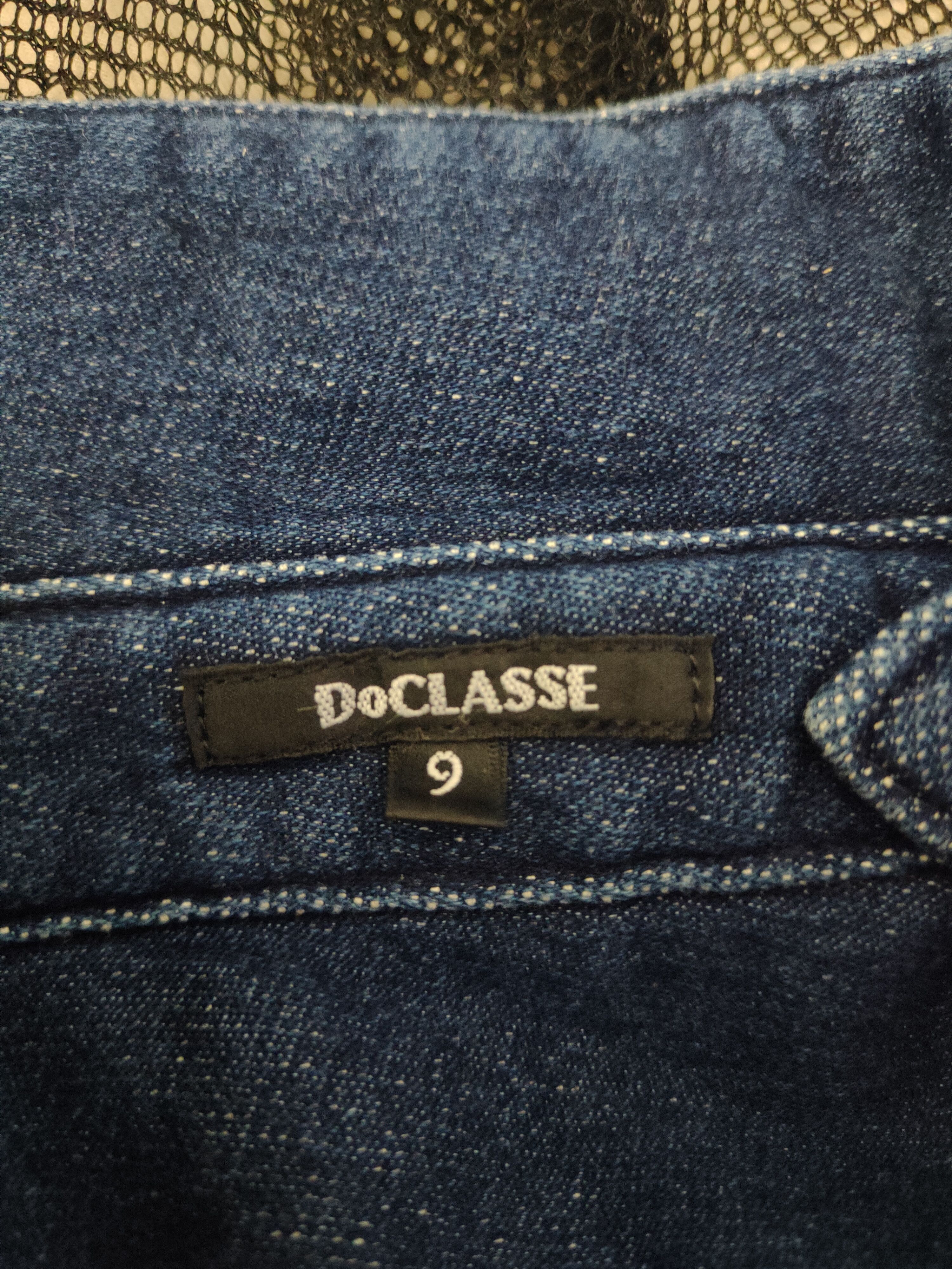 Japanese Brand × Vintage DoClasse Blue Button Up Denim Shirts Size M / US 6-8 / IT 42-44 - 11 Thumbnail