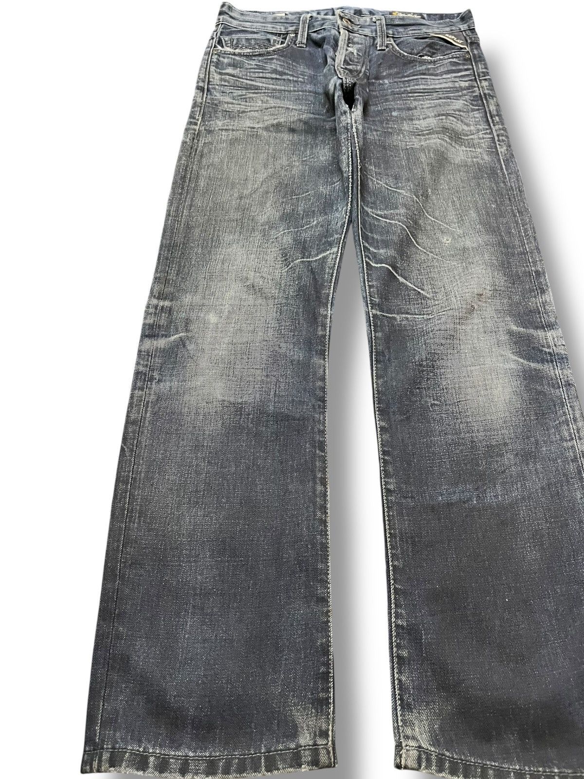 Replay Vintage Replay Jennon Honeycomb Whiskering Denim Size US 29 - 3 Thumbnail