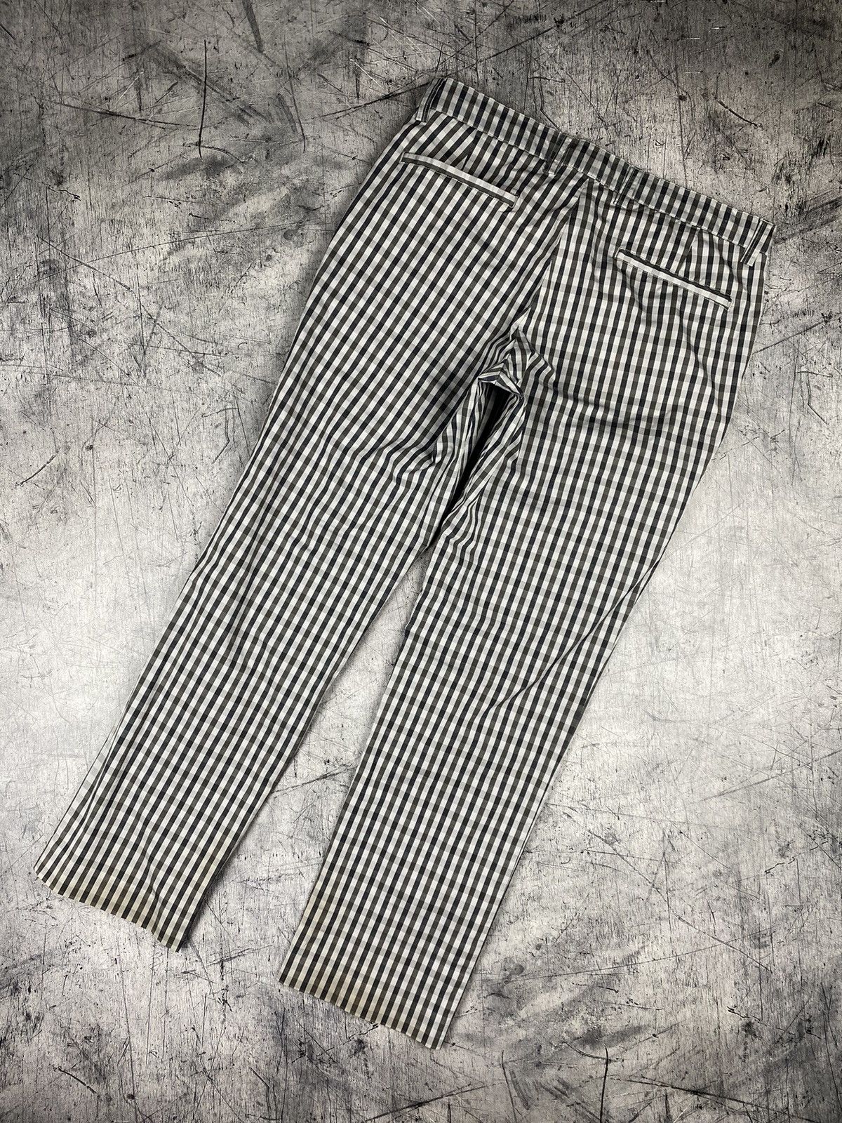 Aquascutum Vintage Aquascutum Check Cropped Casual Pants Size US 36 / EU 52 - 7 Thumbnail