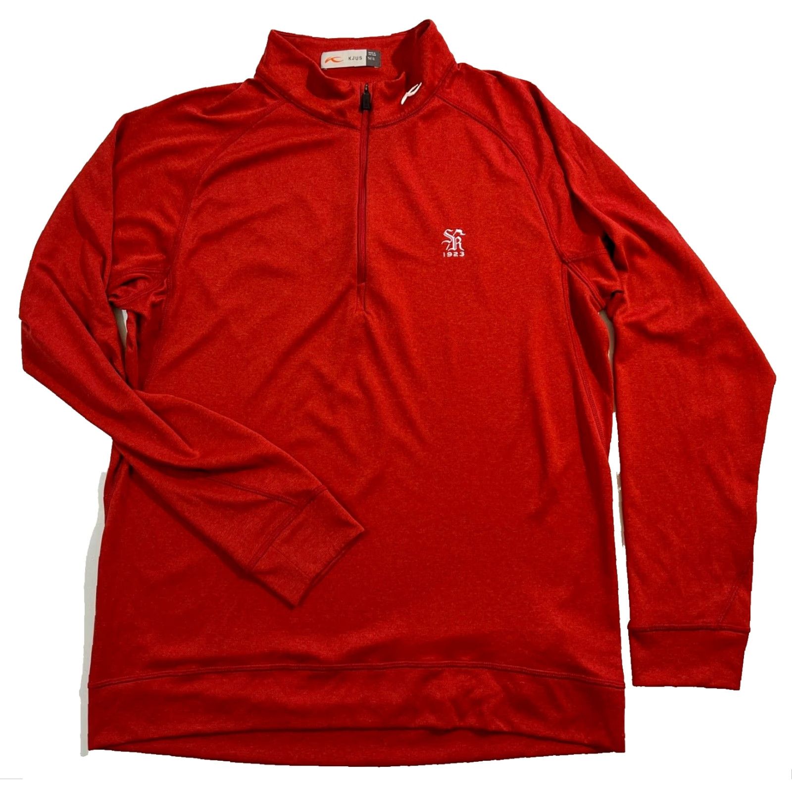 KJUS KJUS Men's Keano Half-Zip Pullover Lightweight Golf Sz 52/L Red Size US L / EU 52-54 / 3 - 2 Thumbnail