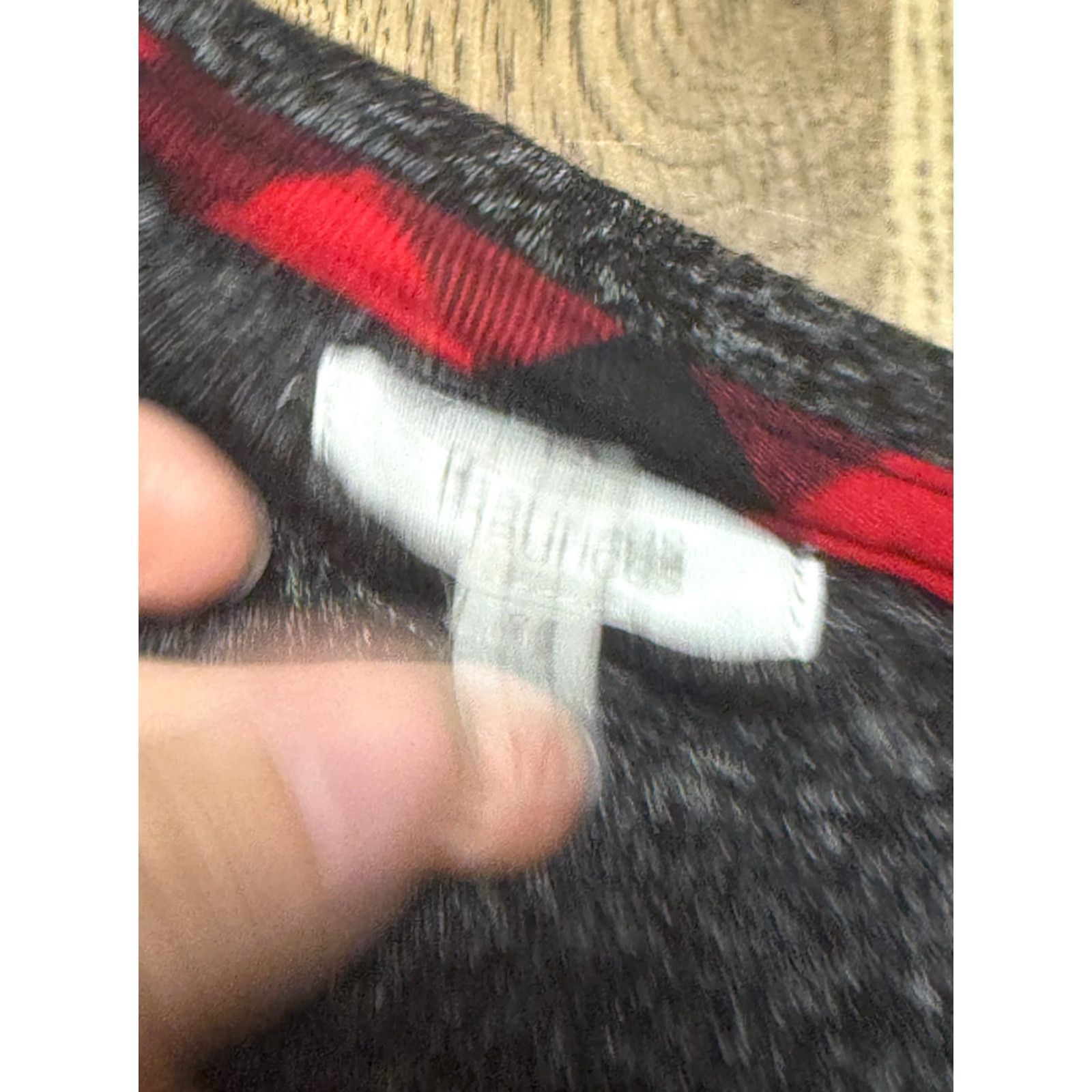 Vintage Maurices Shirt Women's Medium Red Black Grey Plaid Long Sleeve Shirt Size M / US 6-8 / IT 42-44 - 5 Thumbnail