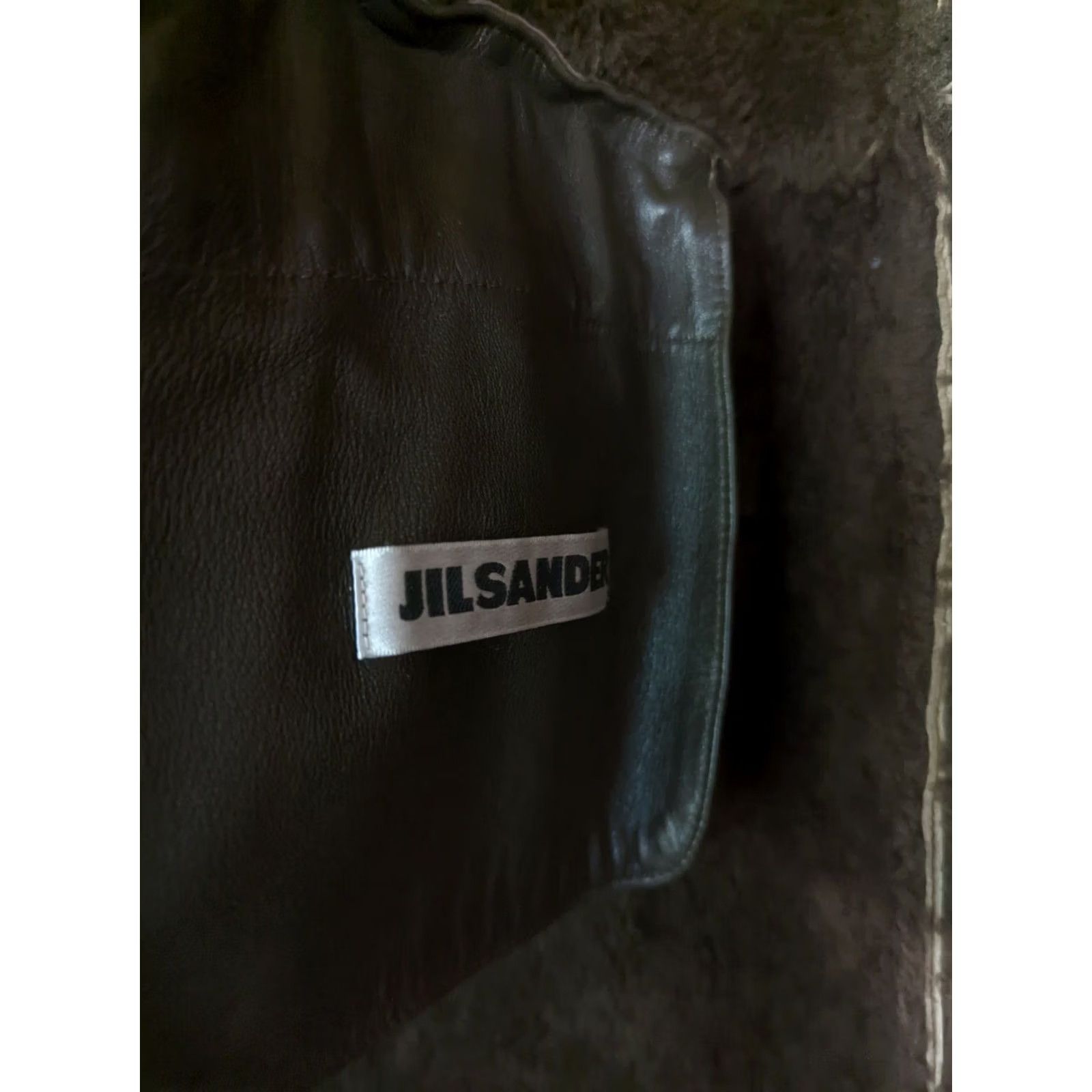 Jil Sander VINTAGE Jil Sander Archive Brown Shearling Fur Leather Jacket Women 38 Overcoat Snickerdoodle Leather Shop-Named Details Included Brown Size XS / US 0-2 / IT 36-38 - 6 Thumbnail