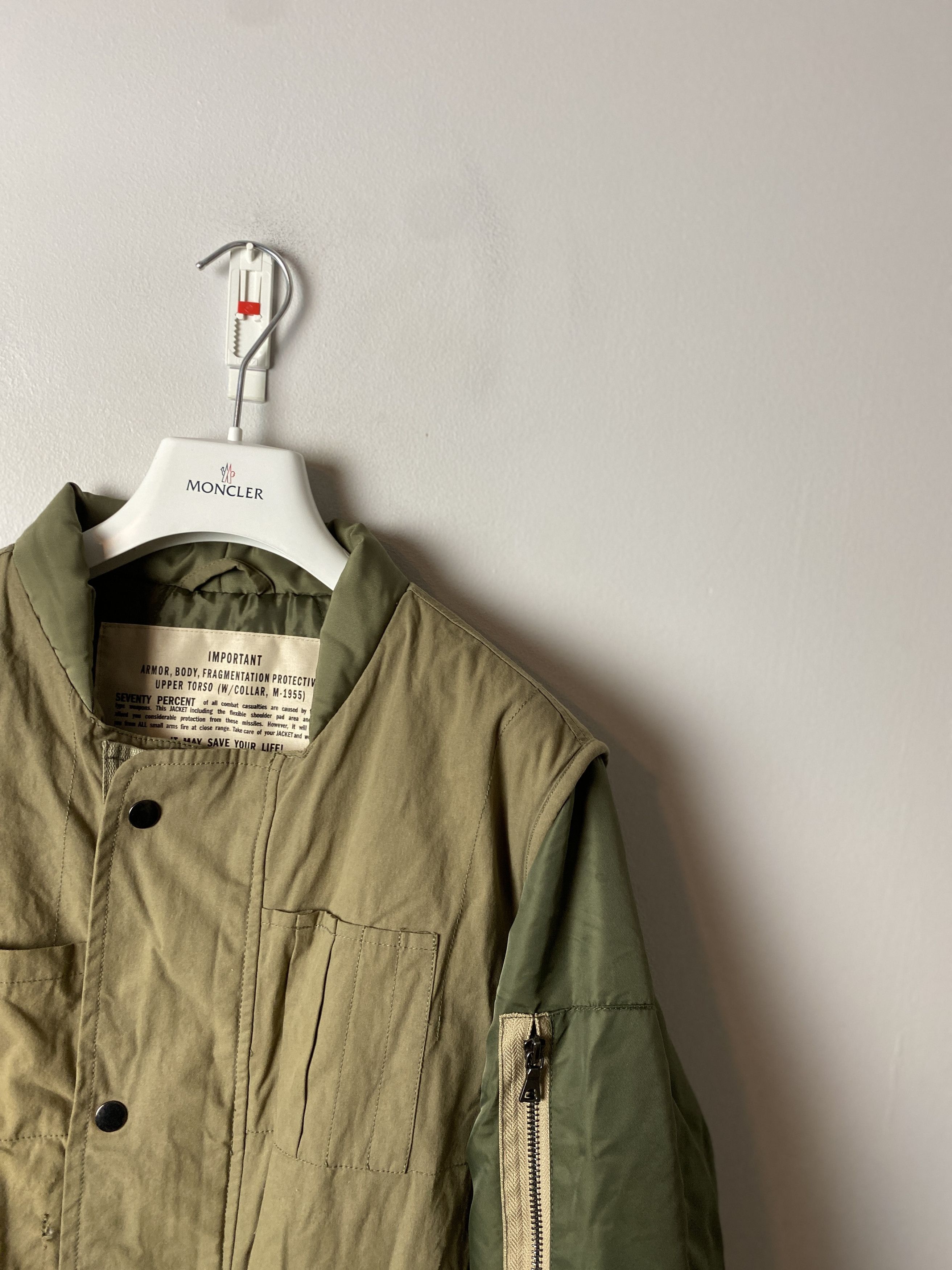 Designer Ojardorf Bomber military jacket Vietnam Flak MA-1 Size US M / EU 48-50 / 2 - 2 Thumbnail