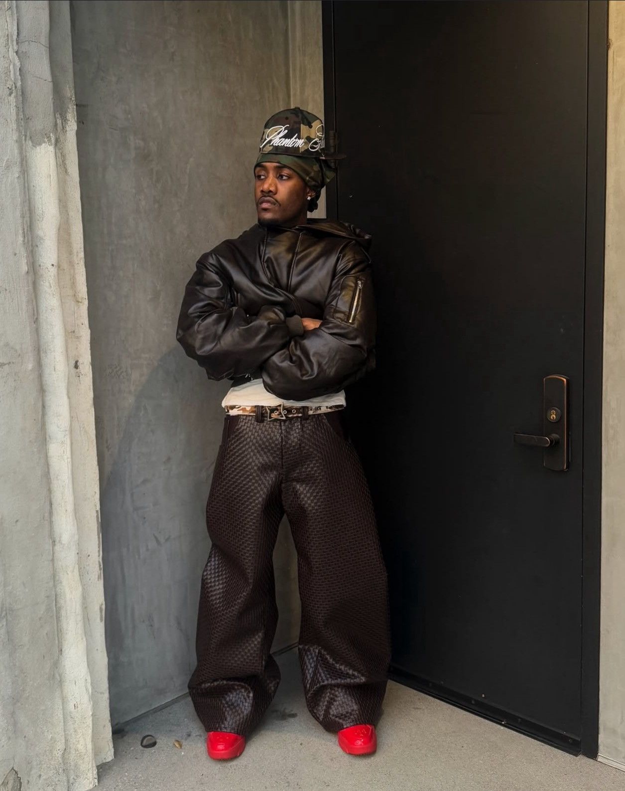 Other ARCHIVO Studios Woven Leather Pants Size US 40 / EU 56 - 5 Thumbnail