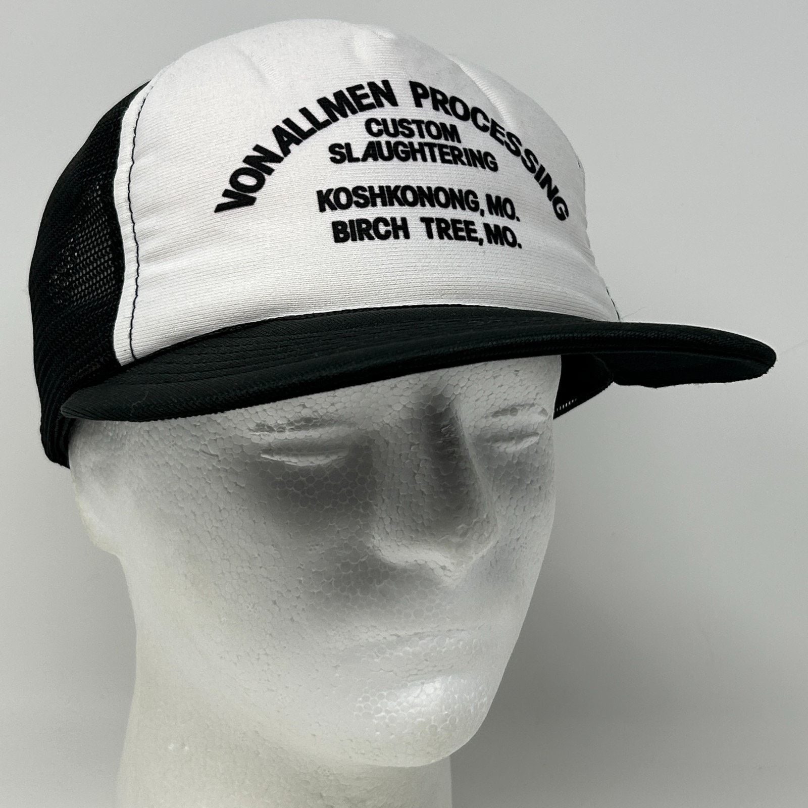 Vintage Vintage VonAllmen Processing Trucker Hat Baseball Cap Black Size ONE SIZE - 9 Thumbnail
