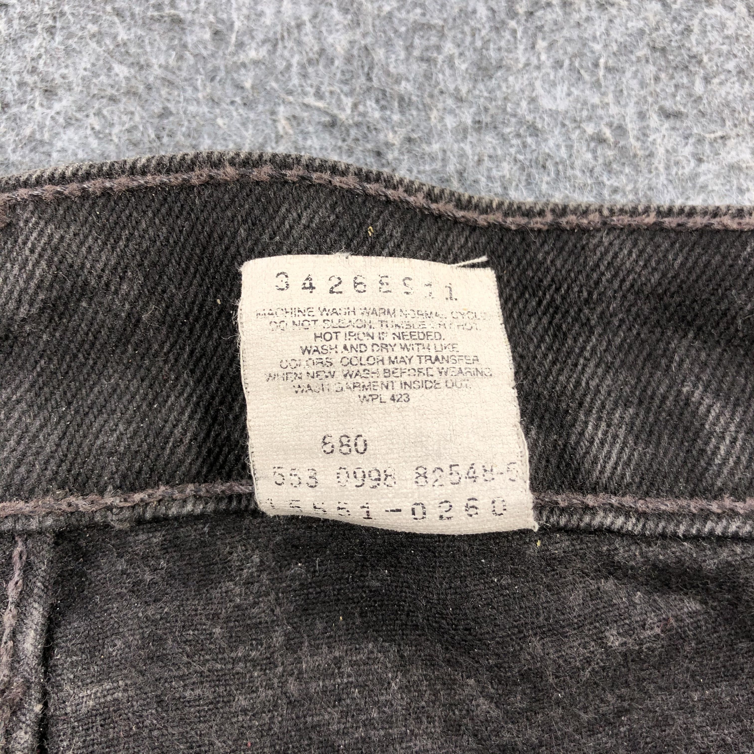 Levi's Vintage 90s Levis 550 Earth Tone Jeans-J2162 Size US 34 / EU 50 - 11 Thumbnail