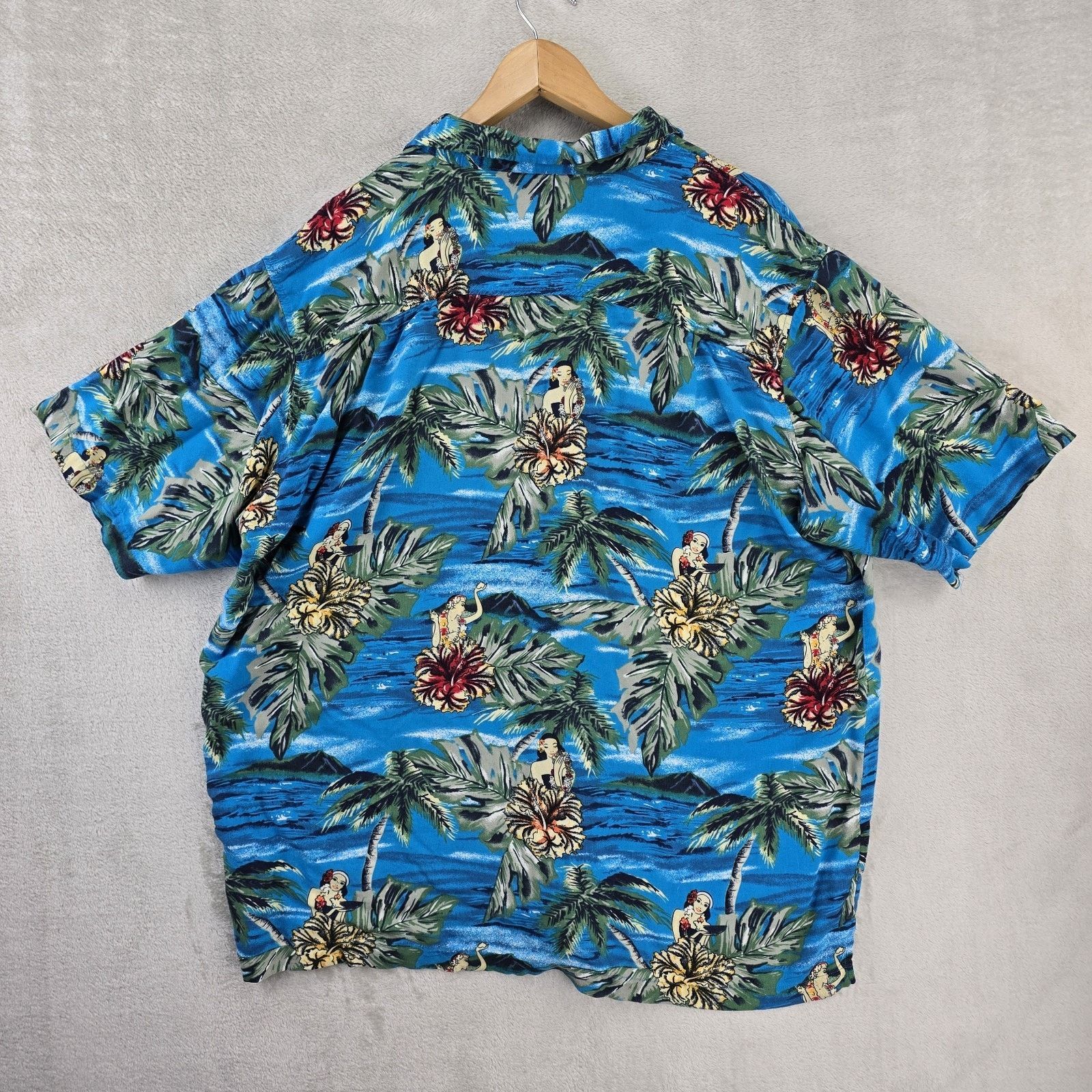 Cherokee Vintage Cherokee Waikiki Hawaiian Shirt XL Hula Girls Floral Size US XL / EU 56 / 4 - 5 Thumbnail