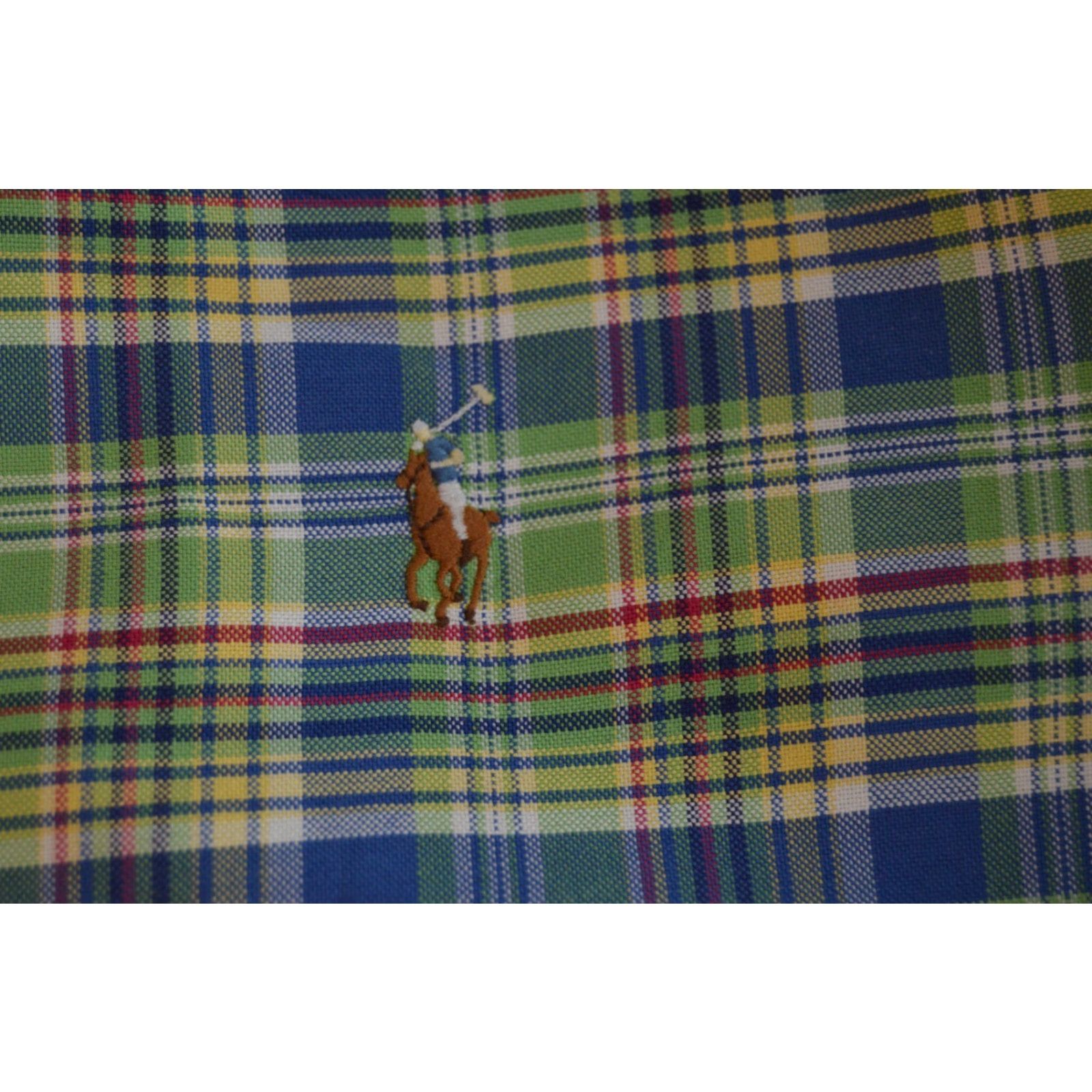 Polo Ralph Lauren POLO Ralph Lauren Shirt Mens L Classic Green Plaid Cotton Button-Up Long Sleeve Size US L / EU 52-54 / 3 - 4 Thumbnail