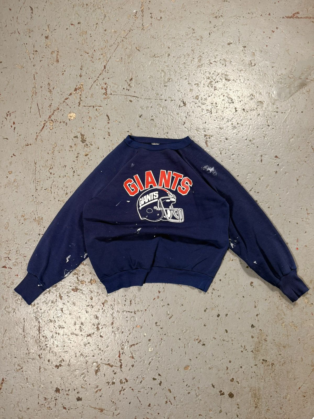 Vintage New York Giants Classic Painter Splash Crewneck