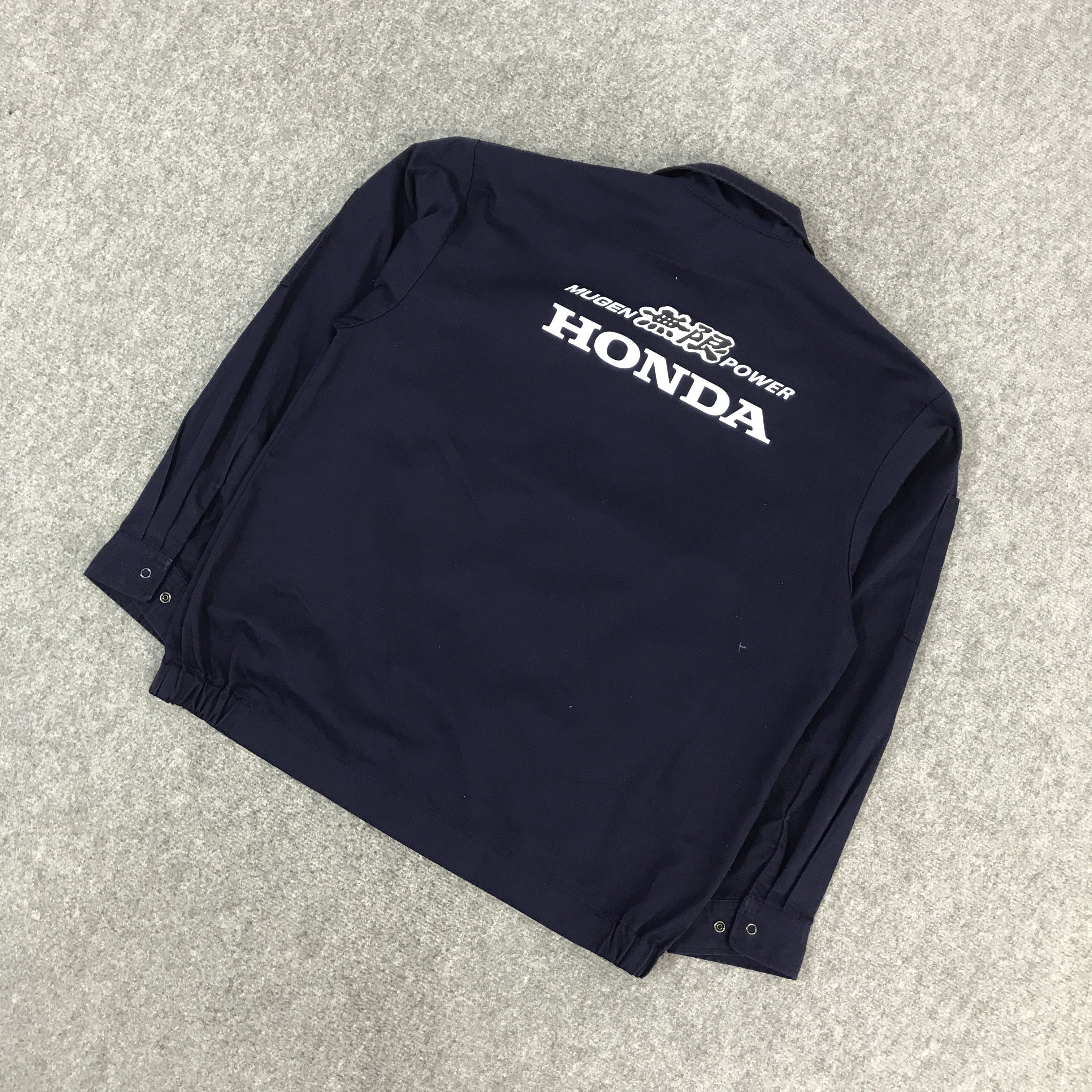 Honda VINTAGE MUGEN POWER HONDA RACING JAPAN CUSTOM JACKET Size US L / EU 52-54 / 3 - 6 Thumbnail