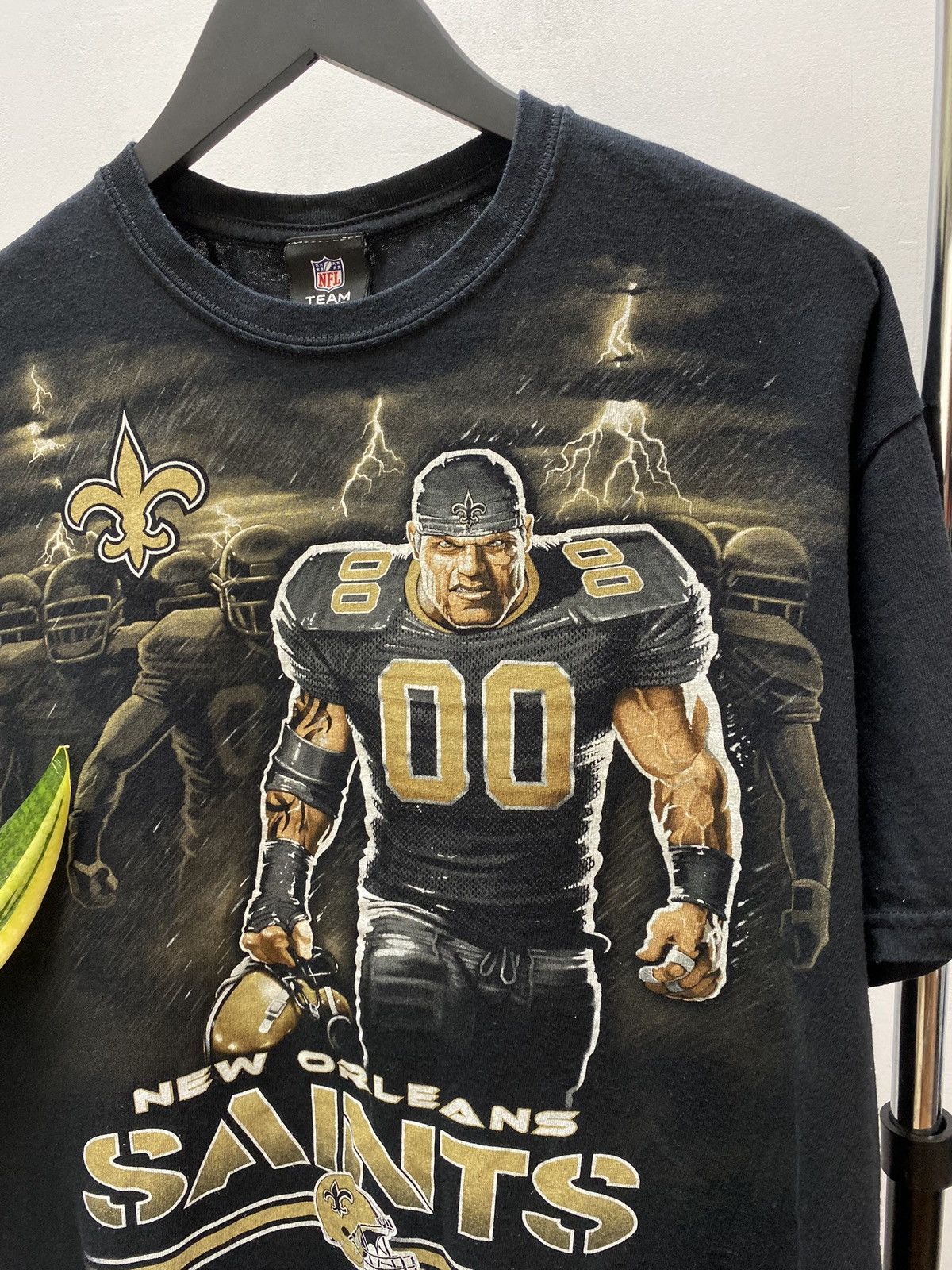 NFL × Vintage New Orleans Saints Football T Shirt NFL Size US XL / EU 56 / 4 - 7 Thumbnail
