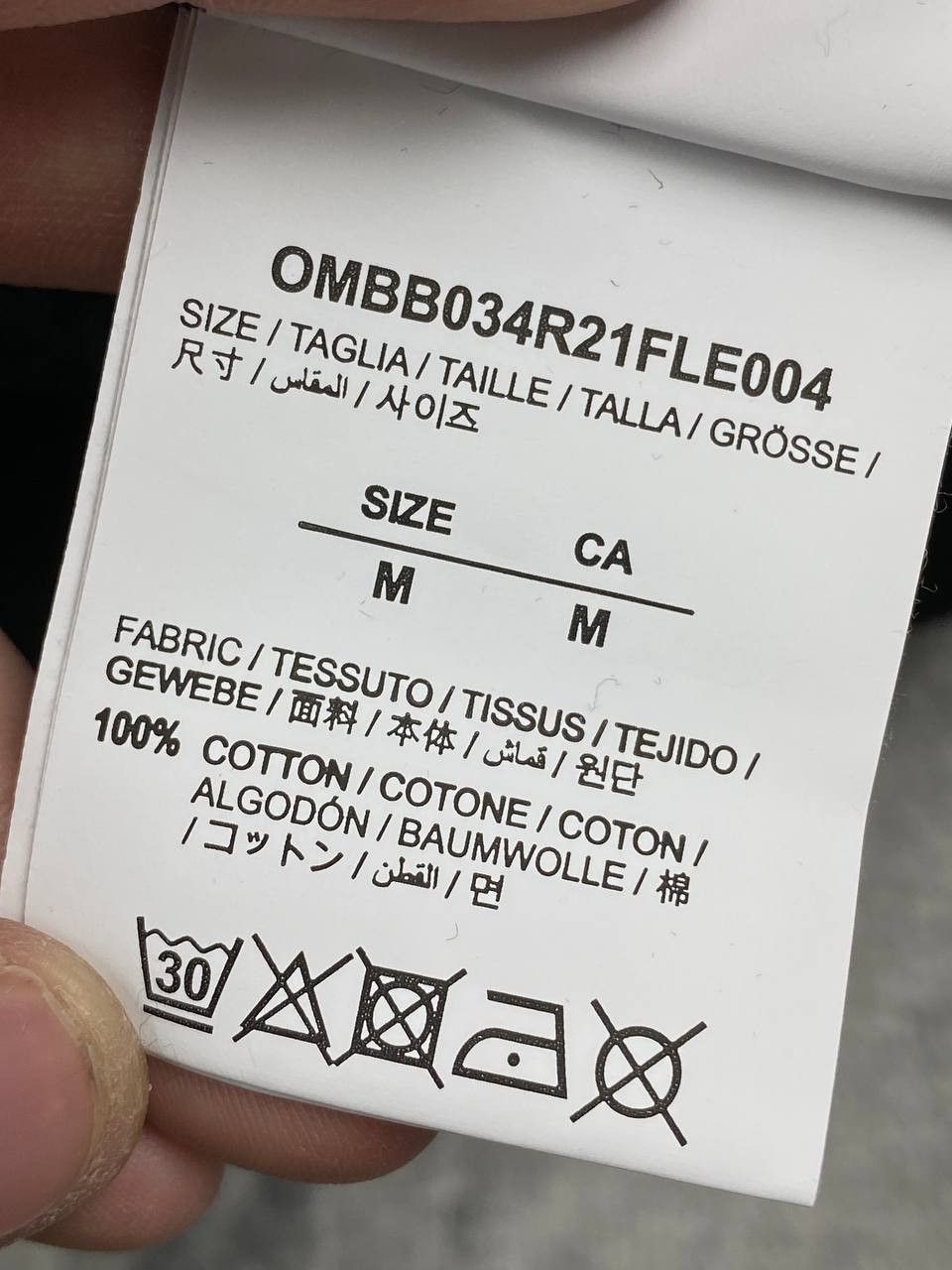 Off-White Off-White Caravaggio Diag Sleeve Hoodie Big Logo Men Size M Size US M / EU 48-50 / 2 - 9 Thumbnail