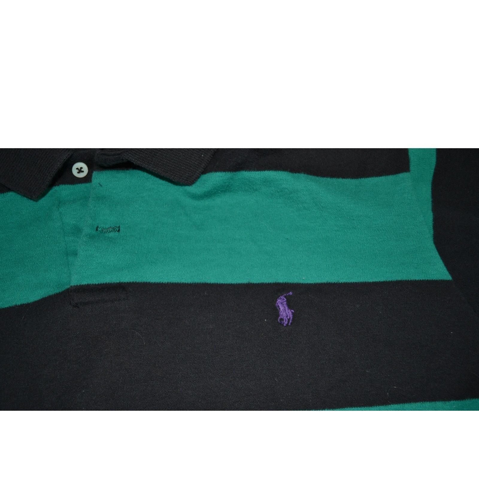 Polo Ralph Lauren Polo Ralph Lauren Vintage Polo Golf Rugby Shirt Size Large Size US L / EU 52-54 / 3 - 3 Thumbnail