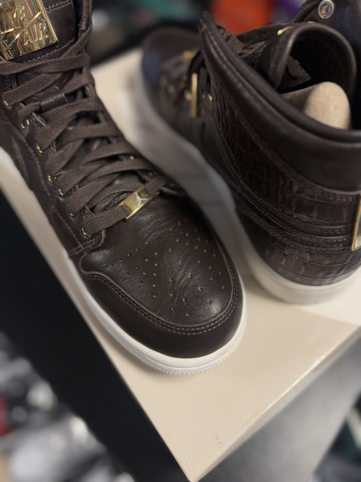 Jordan Brand × Nike Size 11 - Jordan 1 Retro High OG Pinnacle Croc 2015 Size US 11 / EU 44 - 9 Thumbnail