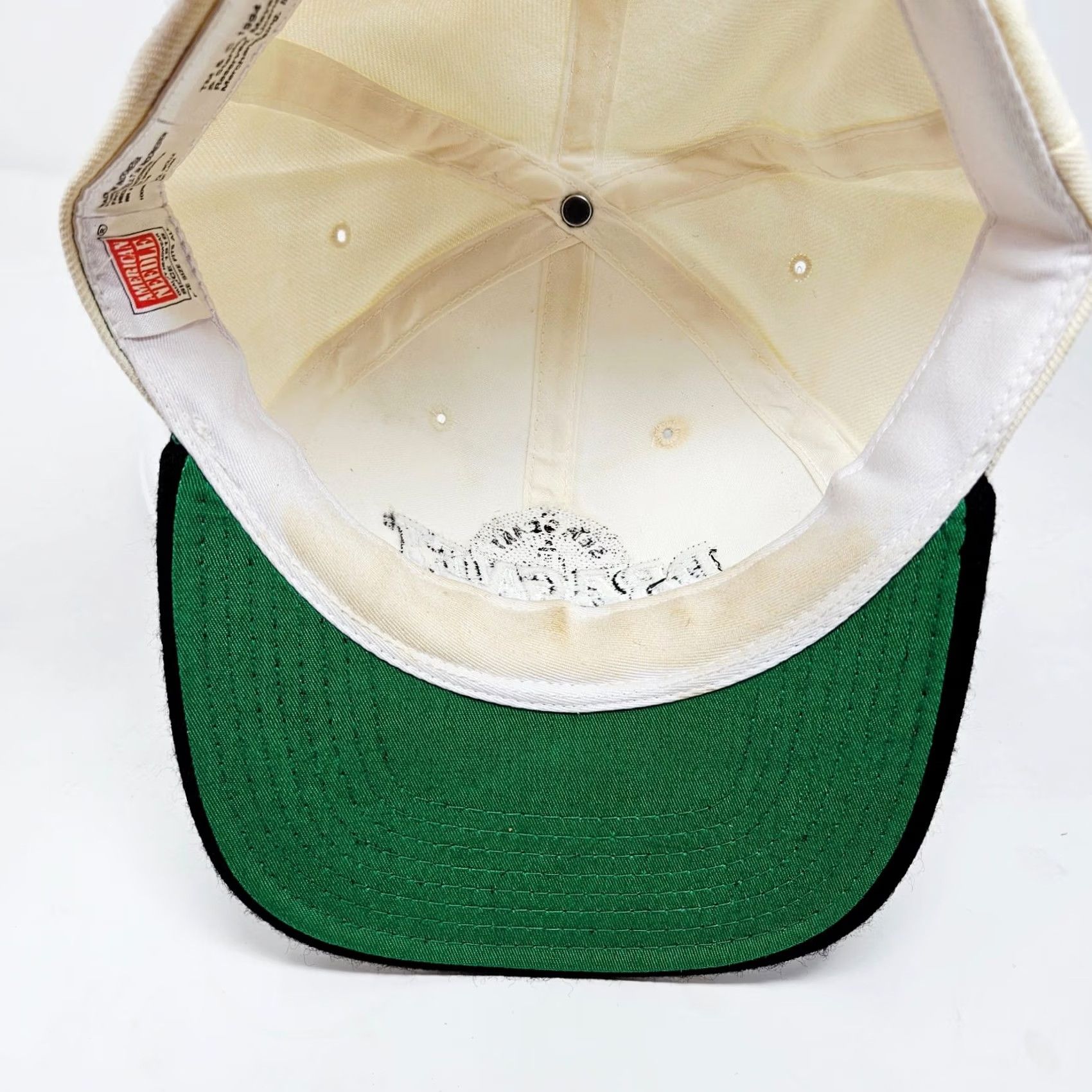 American Needle VINTAGE American Needle Dragnet Just The Facts Ma’am Snapback Hat White 90s Mens One Size Adjustable Cotton Solid Hat Size ONE SIZE - 6 Thumbnail