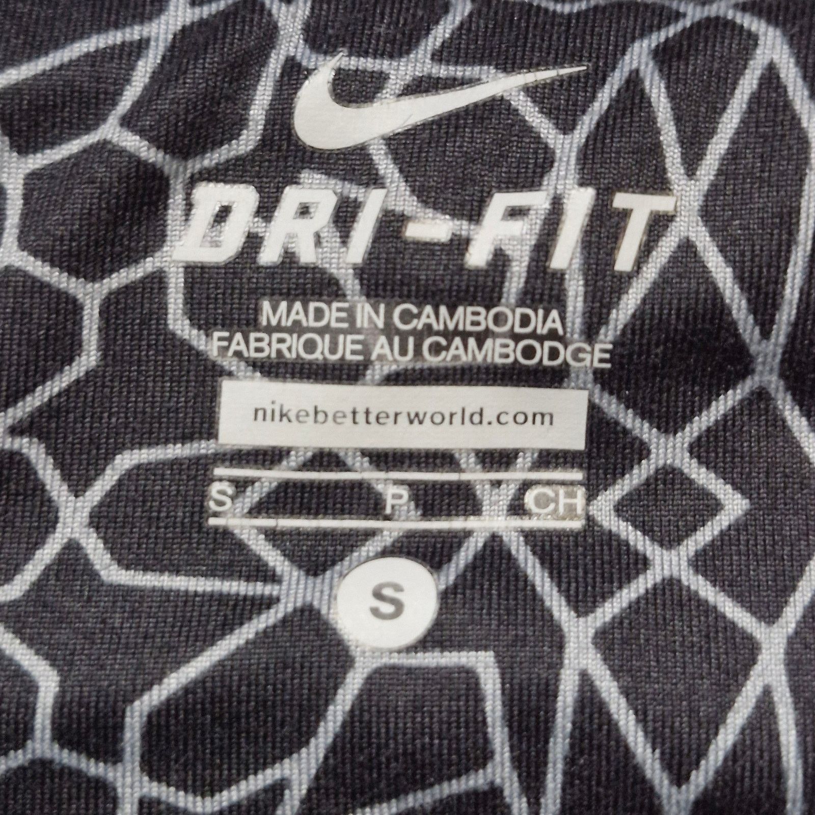 Nike Nike Black Epic Printed Running Crop Tights Women’s Size S Size 27" / US 4 / IT 40 - 3 Thumbnail