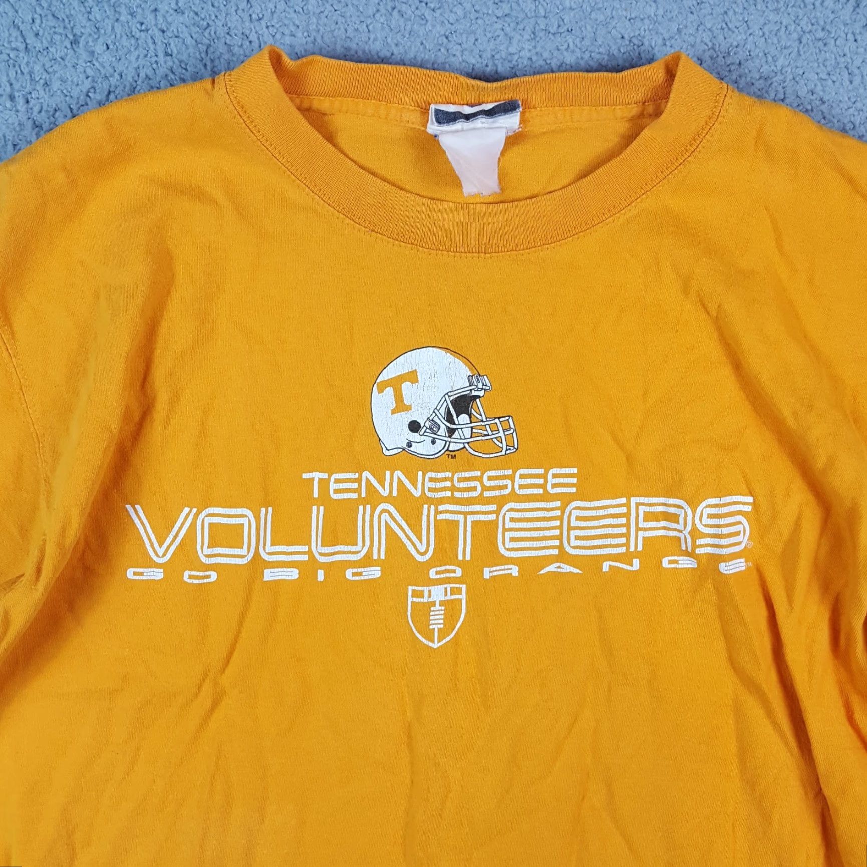 Vintage Vintage 90s ESPN Tennessee Volunteers Football T-Shirt Size Large Orange Retro NCAA Y2K Men Size US L / EU 52-54 / 3 - 2 Thumbnail