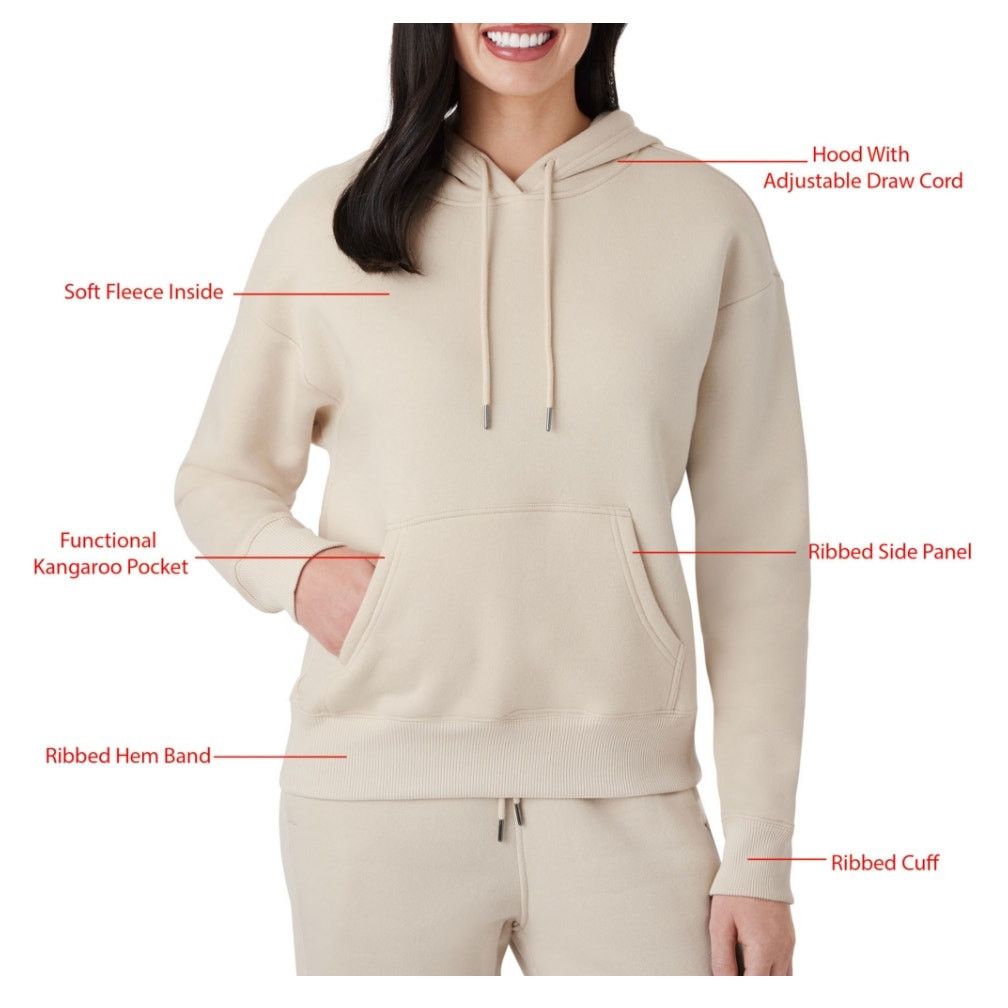 The Unbranded Brand Women's fleece hoodie size XXL almond Size XXL / US 16-18 / IT 52-54 - 6 Thumbnail