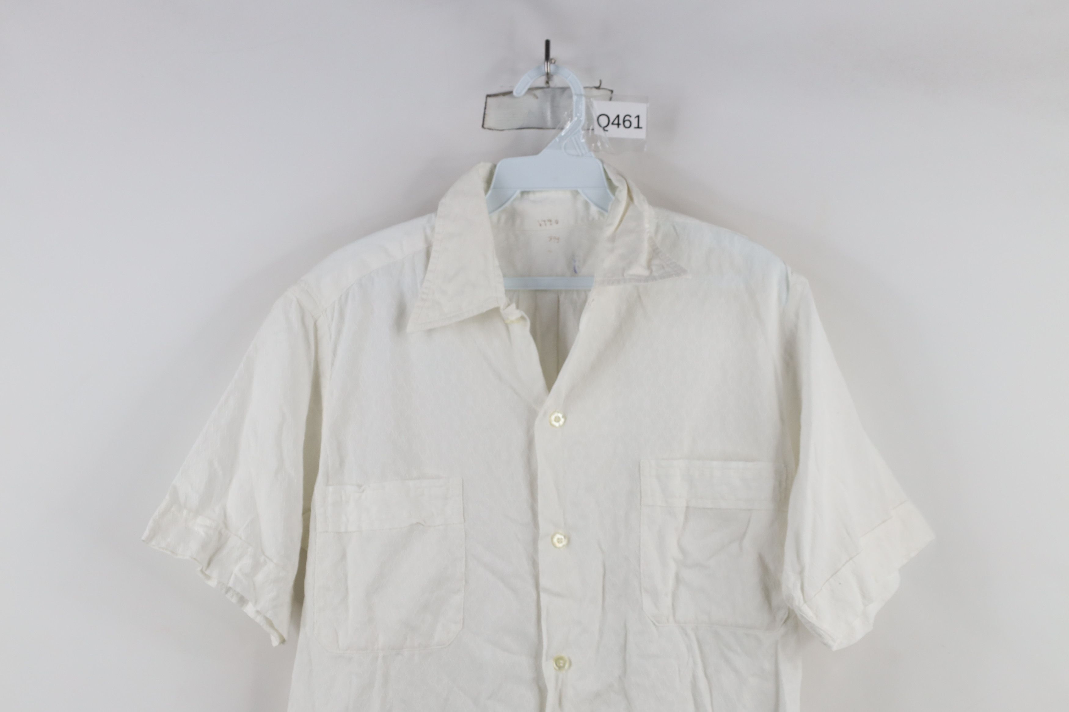 Vintage Vintage 50s Streetwear Diamond Short Sleeve Button Shirt Size US M / EU 48-50 / 2 - 2 Thumbnail
