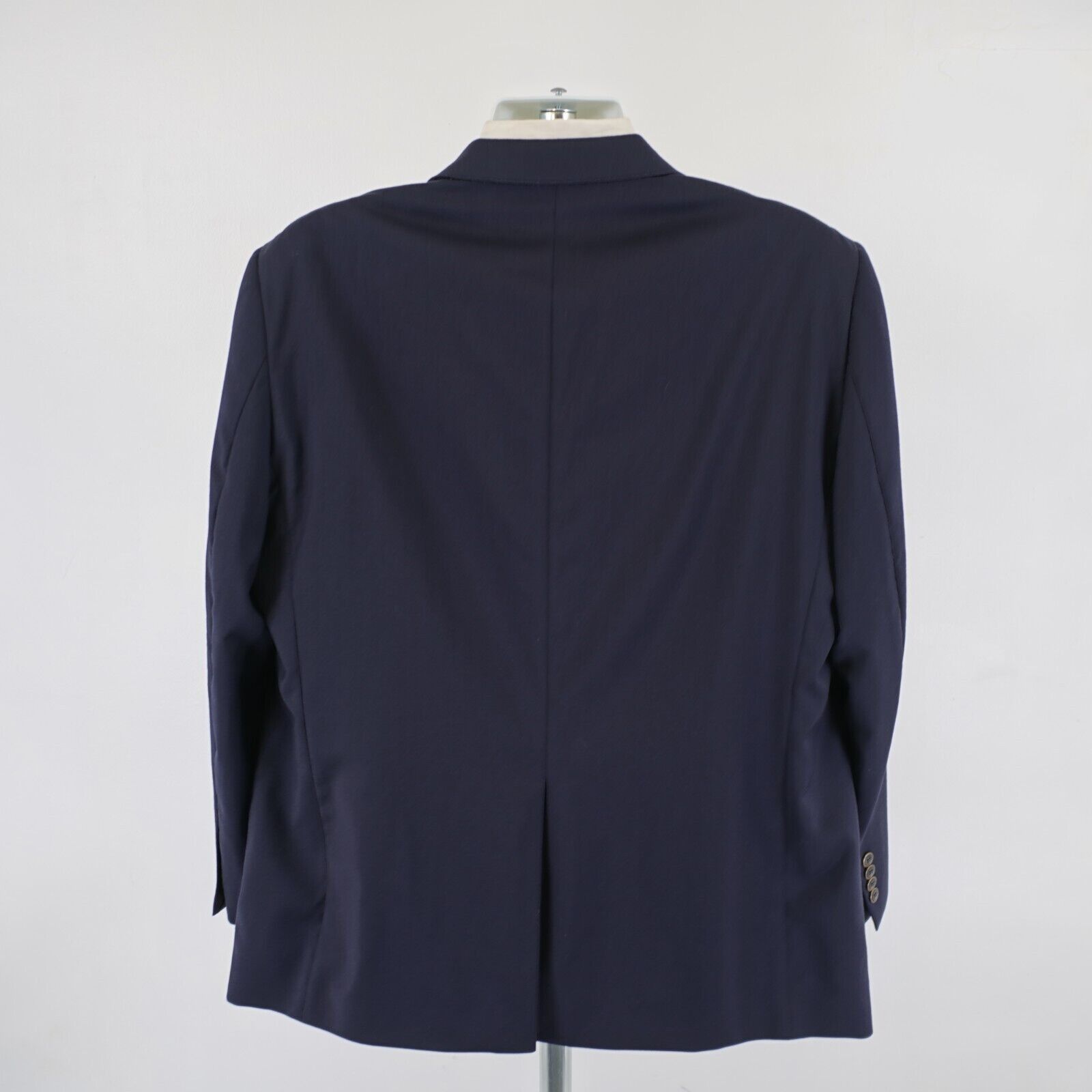 Joseph & Feiss Joseph & Feiss Gold Classic Fit Blue Wool Blazer 46R 2 Butto Size 46R - 6 Thumbnail
