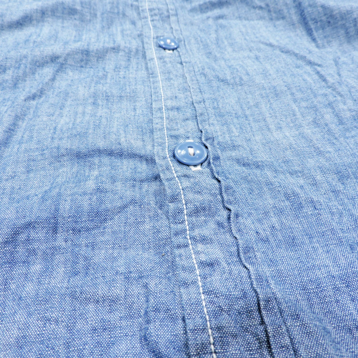 Orslow ORSLOW HOODED DENIM LONG SLEEVE SHIRT Size US L / EU 52-54 / 3 - 11 Thumbnail