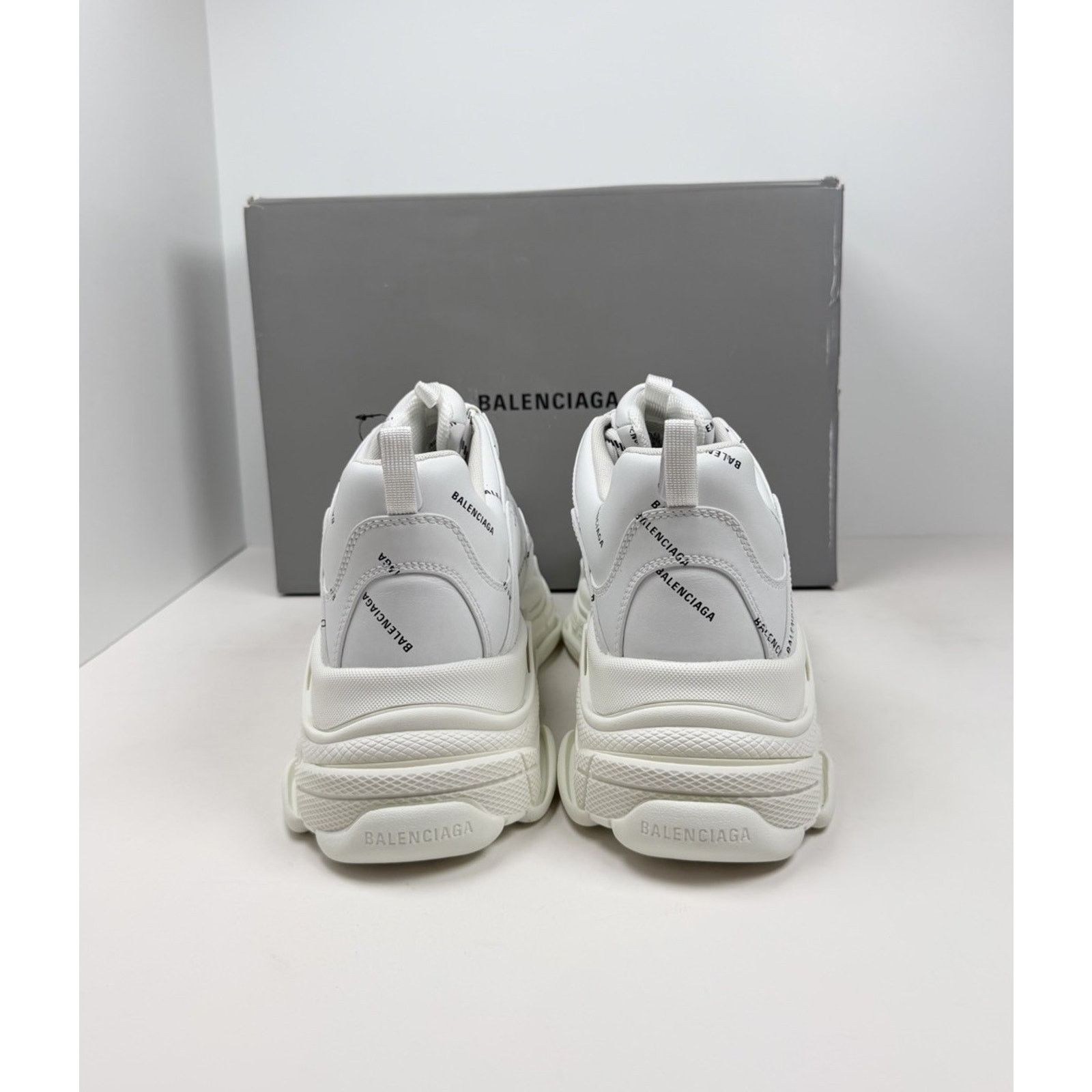 Balenciaga Size 47EU/14US - Balenciaga Triple S Allover Logo NEW Size US 14 / EU 47 - 4 Thumbnail