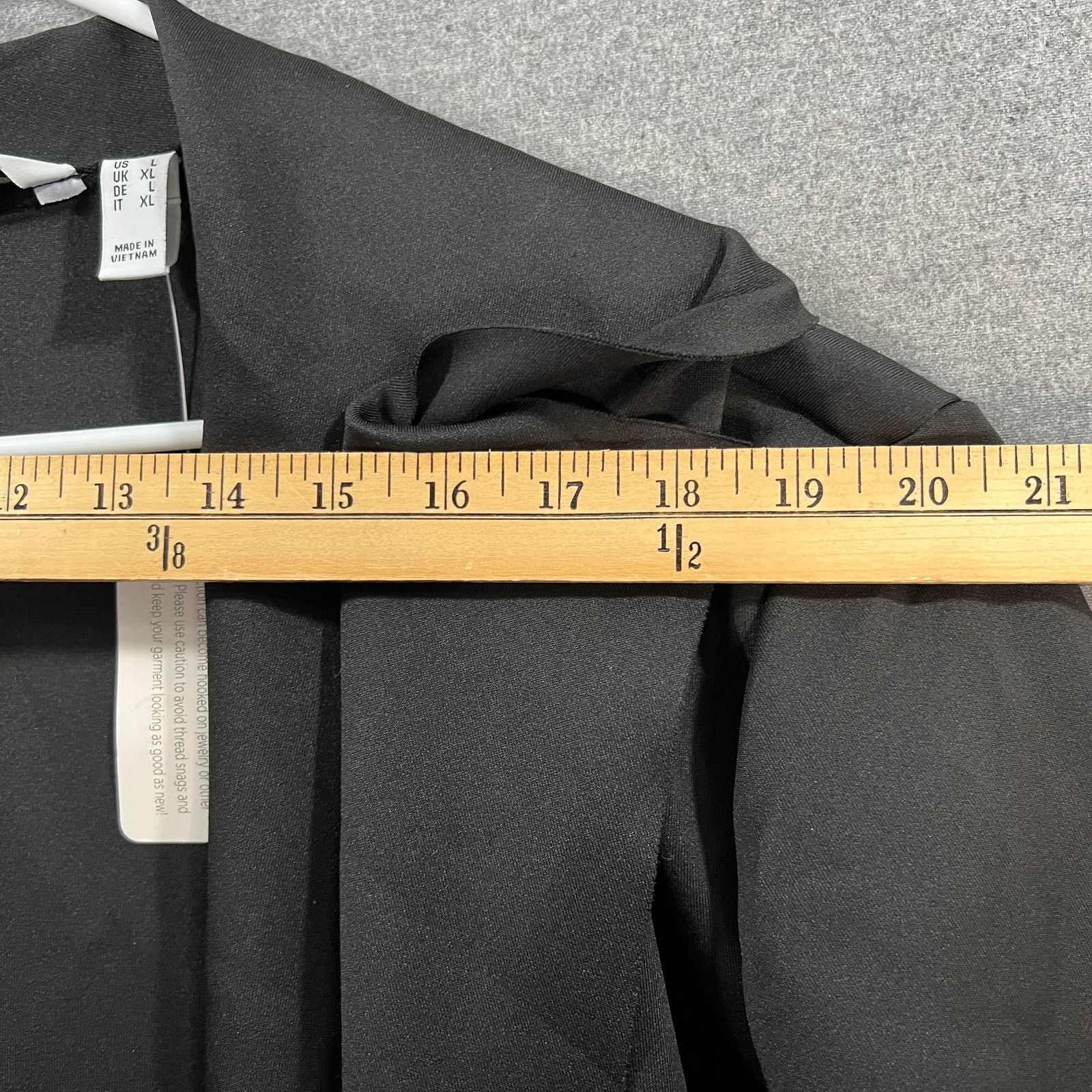 Other Girl With Curves Draped Scuba Jacket Black Size Large Size L / US 10 / IT 46 - 9 Thumbnail