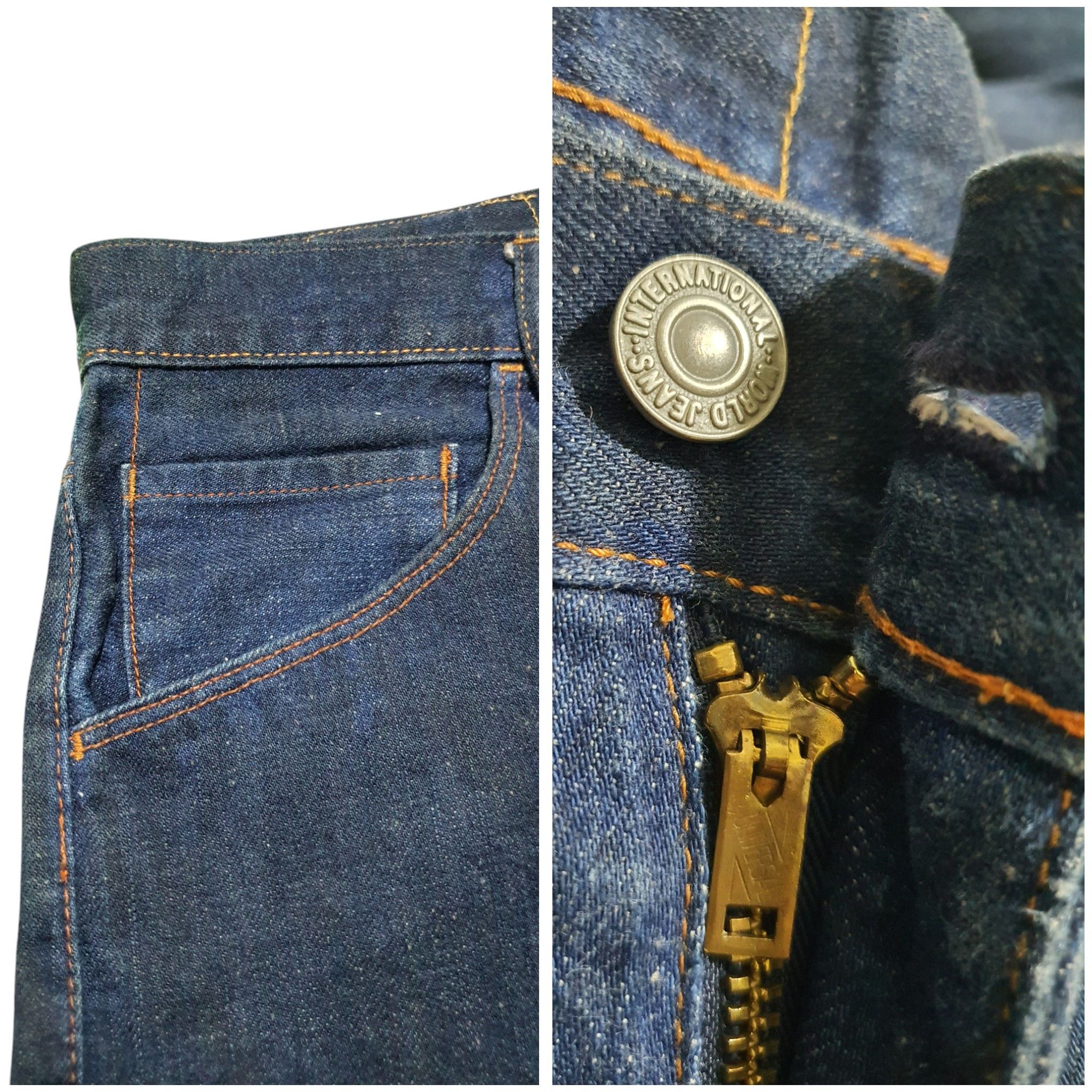 Hiroshi Kato × Japanese Brand HIROSHI KATO 34”/42” STAINED DIRT DESIGN SLIM FIT JEANS Size US 33 - 5 Thumbnail