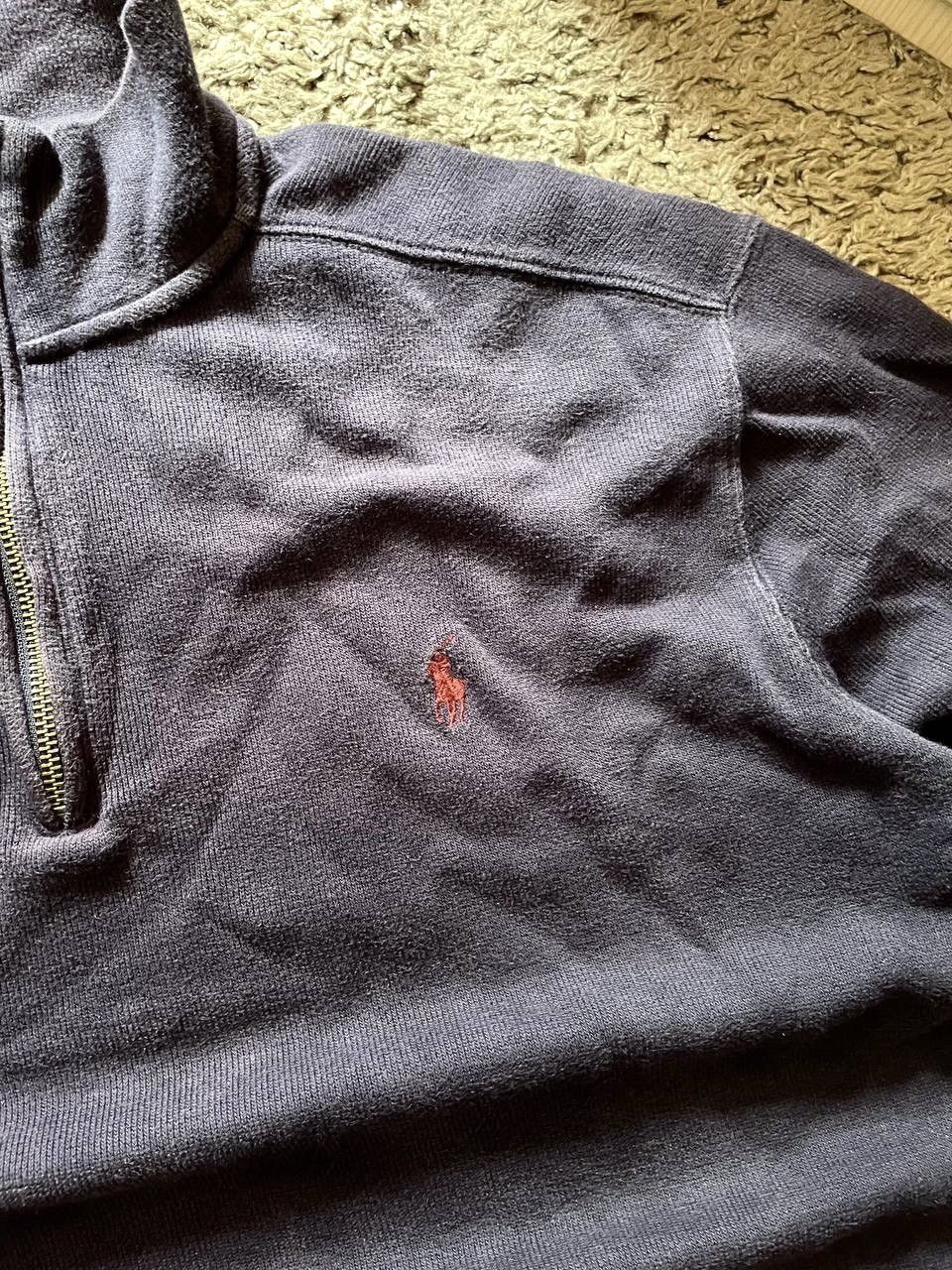 Polo Ralph Lauren × Vintage 00s Polo Ralph Lauren Streetwear 1/3 Zip Sweatshirt Logo Y2k Size US XL / EU 56 / 4 - 8 Thumbnail
