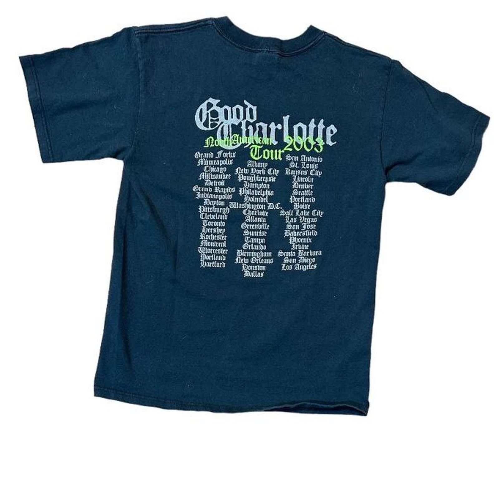 Fruit Of The Loom Y2k good charlotte band tee black 2003 Size US S / EU 44-46 / 1 - 3 Thumbnail