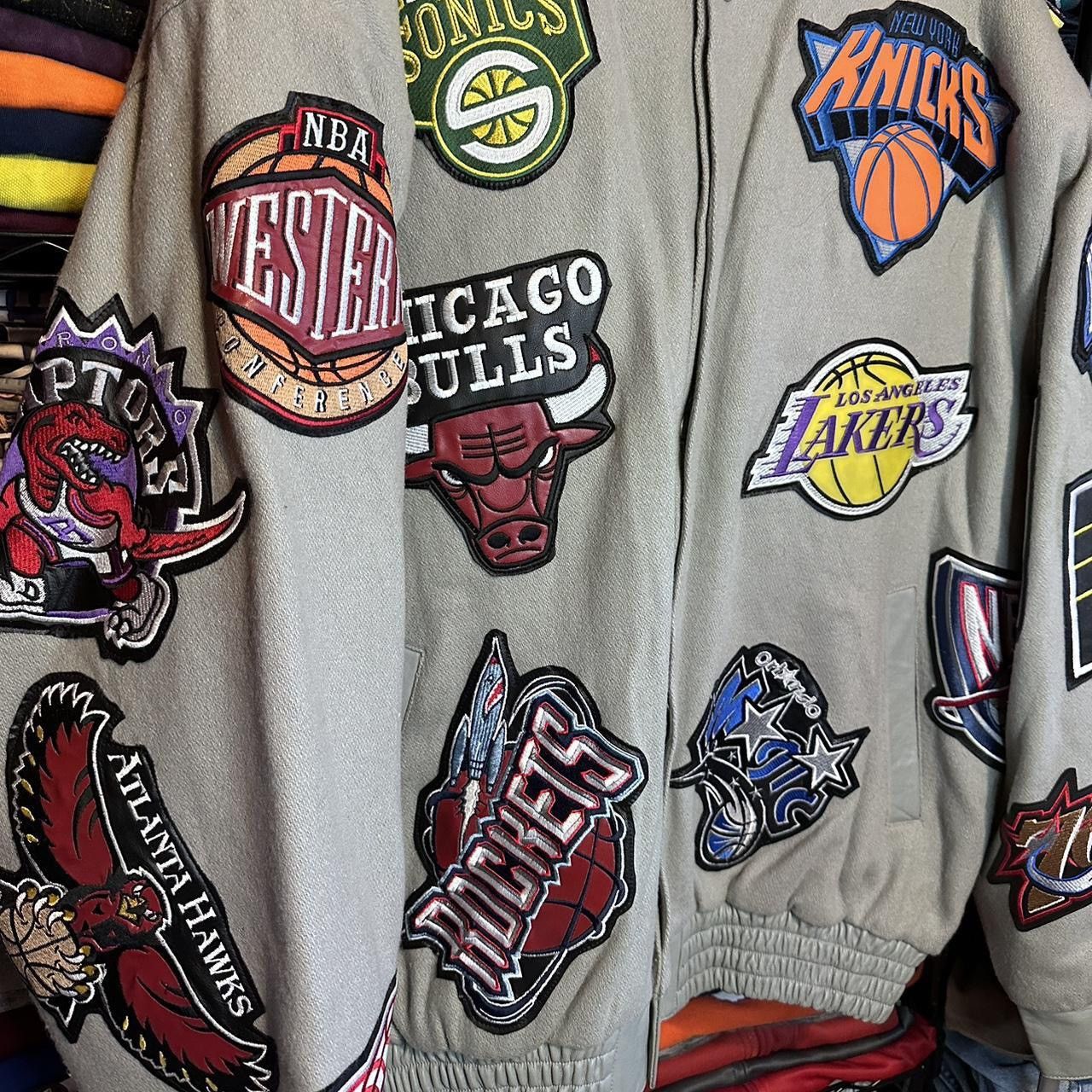 Jeff Hamilton × NBA × Vintage NBA Patched Jacket | Grailed