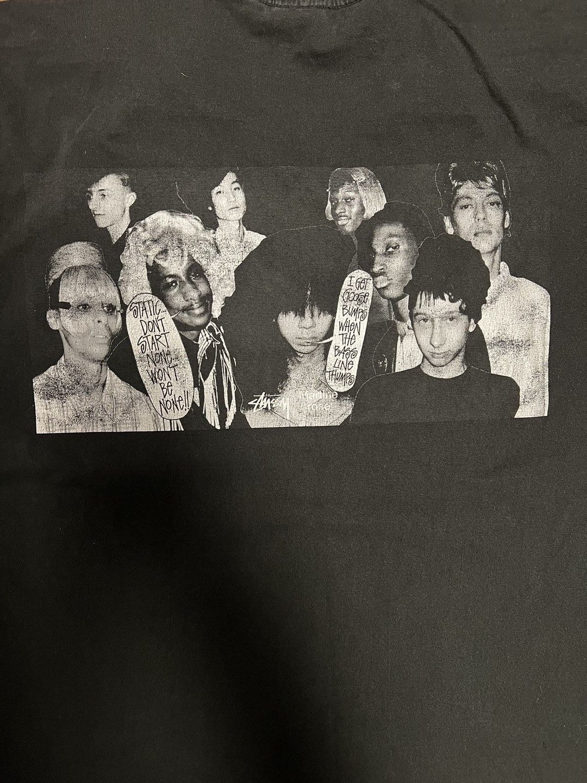 トップス StussyxMartine Rose Collage Pigment Dyed Stussy x Martine Rose Collage Pigment Dyed Tee (L) | eBay