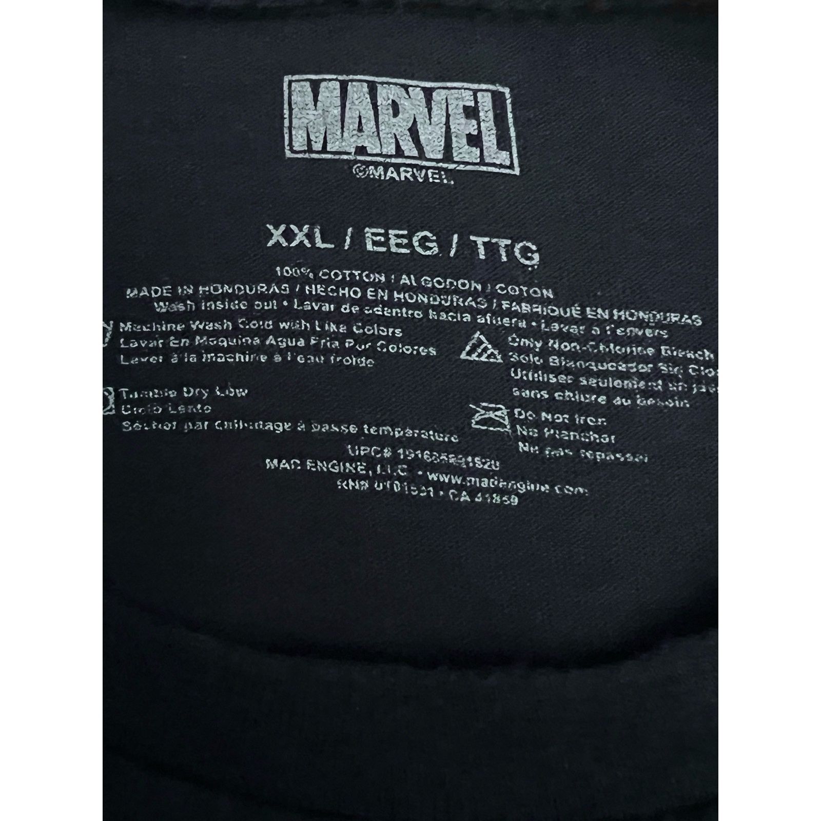 Marvel Comics Marvel Comics Retro Globe Logo T-Shirt XXL Black Est. 1939 Size US XXL / EU 58 / 5 - 7 Thumbnail