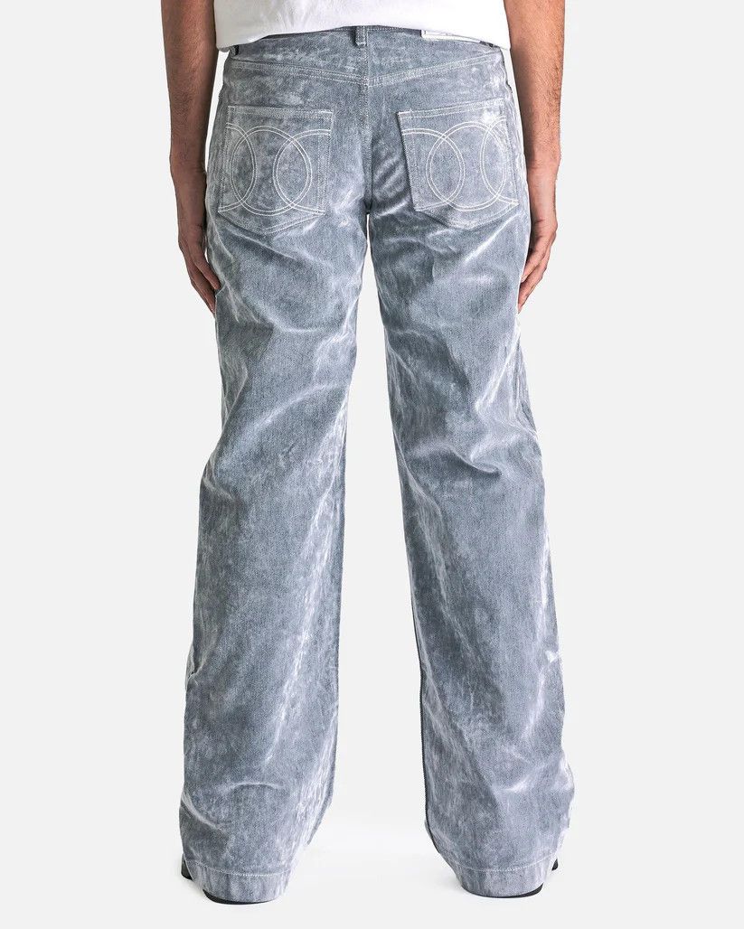 Casablanca o1mle0326 Peach Denim Jeans In Aqua Blue Size US 28 / EU 44 - 4 Thumbnail