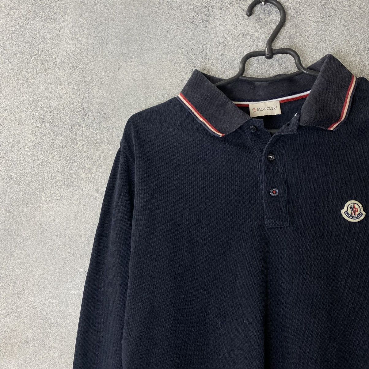 Moncler Moncler Polo Long Sleeve Luxury Size US XL / EU 56 / 4 - 3 Thumbnail