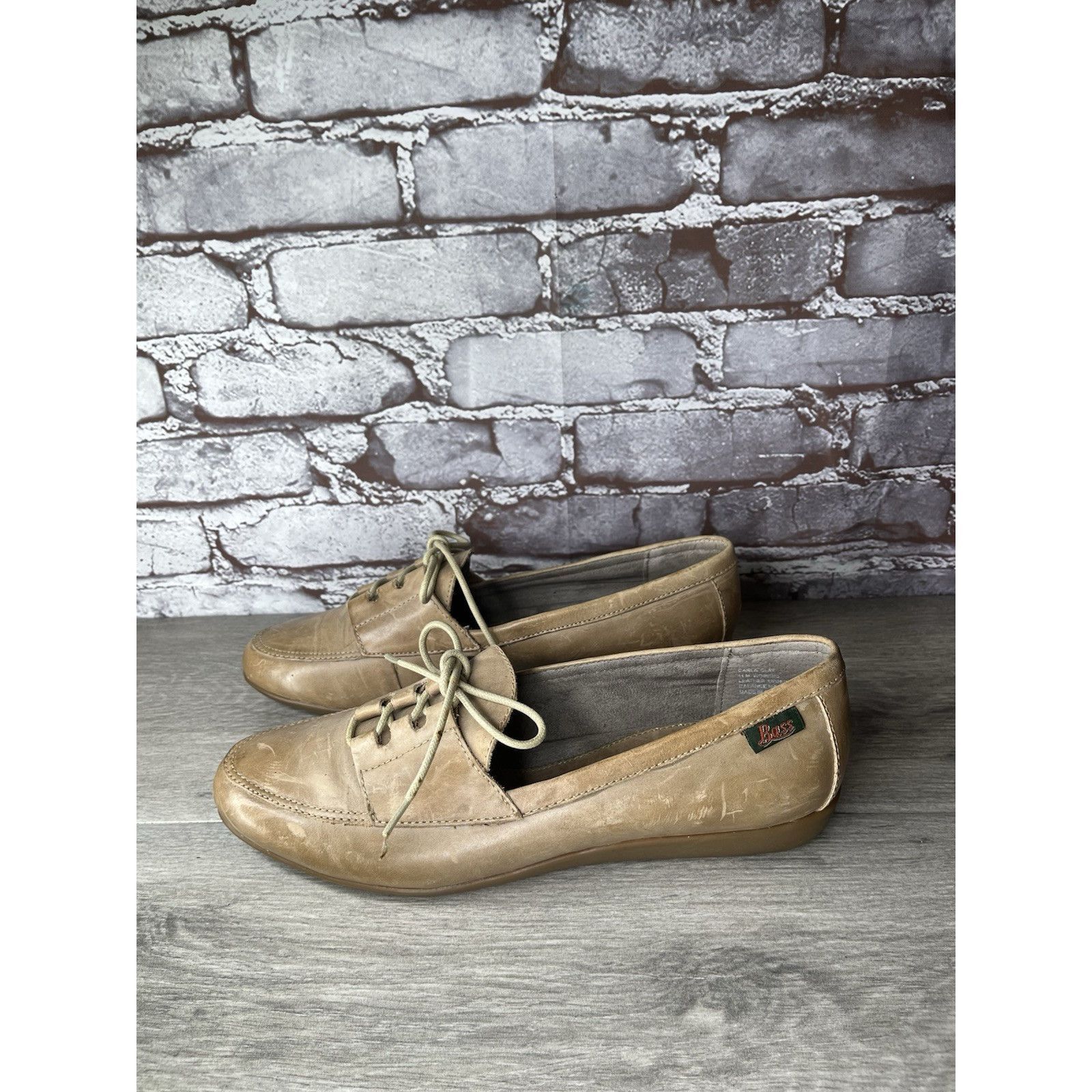 Bass GH Bass & Co. Bass Carla Clay Tan Leather Oxfords Shoes Wome Size US 11 / IT 41 - 18 Thumbnail
