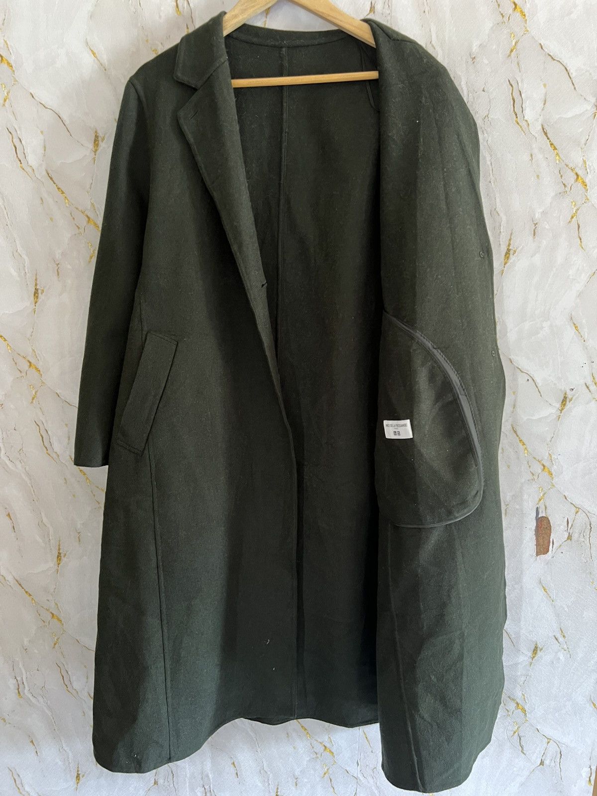 Japanese Brand Uniqlo Ines de La Fressange Long Jacket / Coat Size US L / EU 52-54 / 3 - 3 Thumbnail