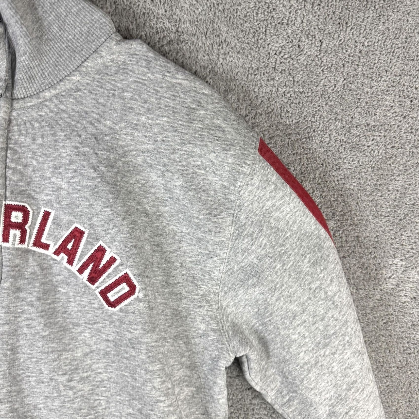 Timberland Timberland Sweatshirt Mens Large Gray Full Zip Fleece Stand Collar Logo Track Size US L / EU 52-54 / 3 - 4 Thumbnail