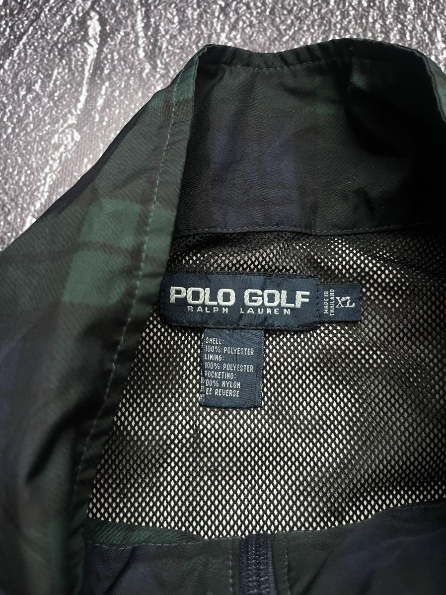 Polo Ralph Lauren Polo Ralph Lauren rare vintage golf Checkered Anorak Jacket Size US XL / EU 56 / 4 - 8 Thumbnail