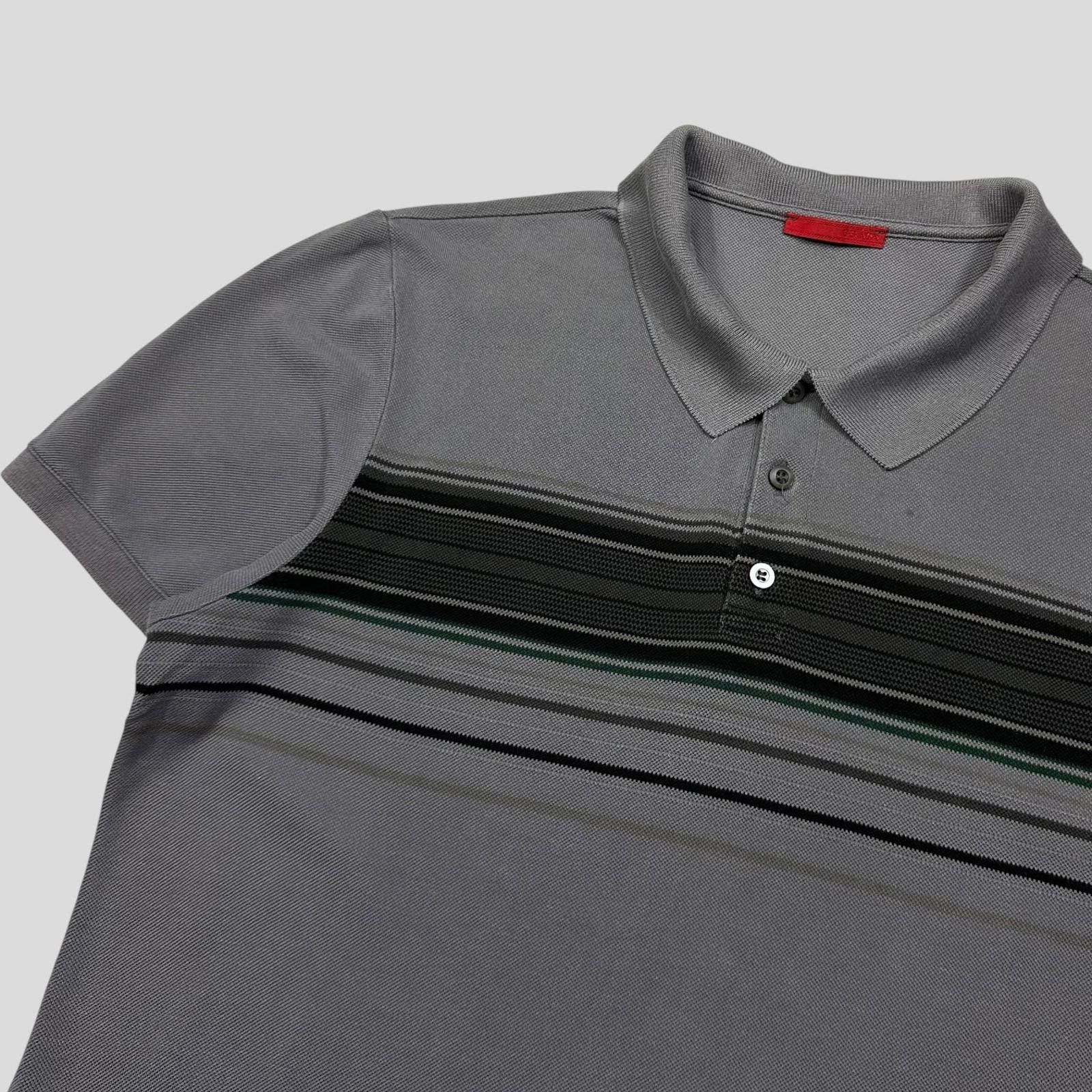 Other Prada Sport 2008 Embroidered Stripe Red Tab Polo Shirt - M Size US M / EU 48-50 / 2 - 2 Thumbnail