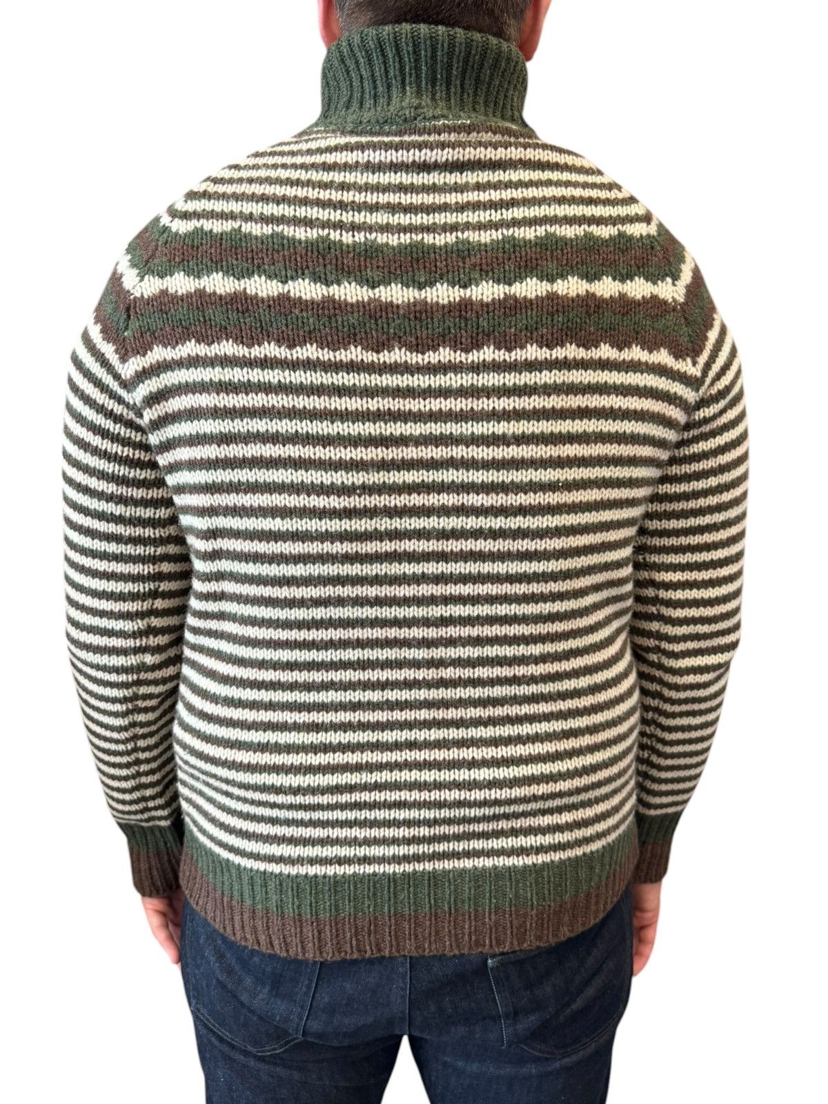 Nudie Jeans Nudie Jeans Ribbed Turtleneck Wool Jumper Sweater Medium Size US M / EU 48-50 / 2 - 3 Thumbnail