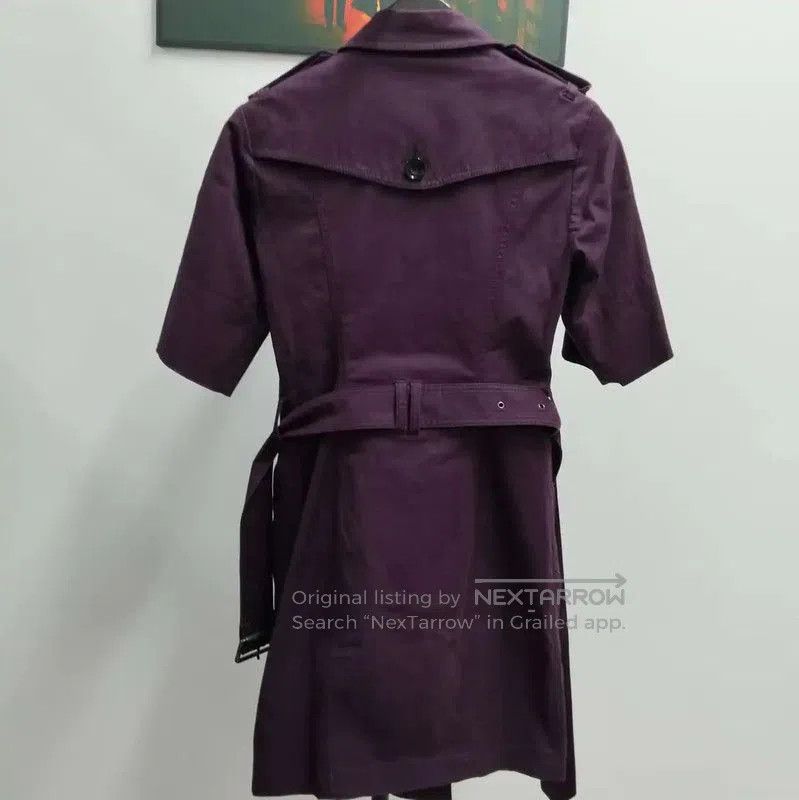 Burberry Burberry Deep Purple Long Coat for Women. Size M / US 6-8 / IT 42-44 - 2 Thumbnail